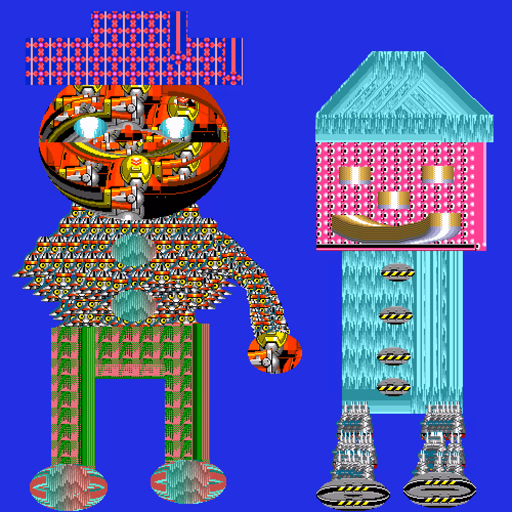 collage pieces of mental cuts: veteran robots