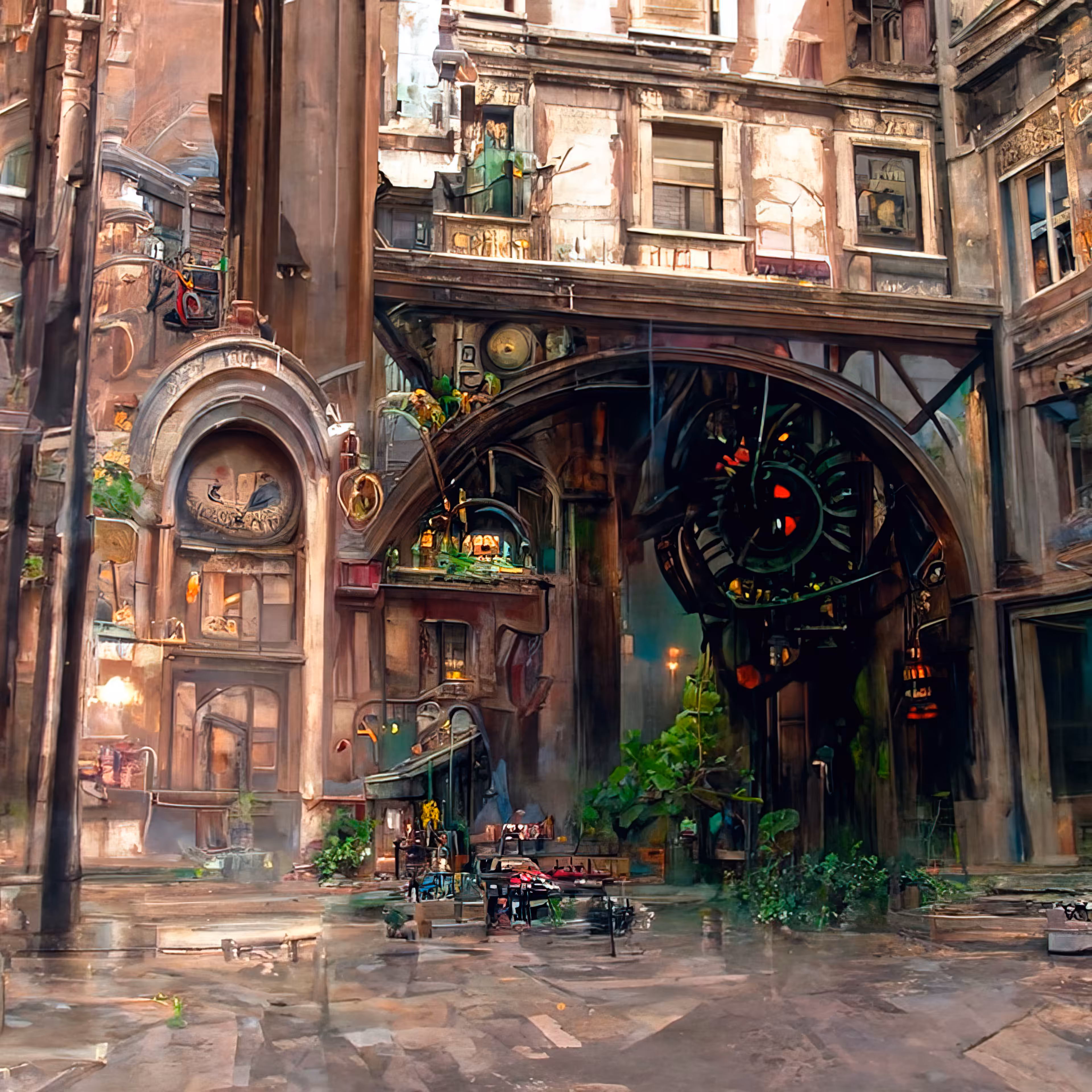SteamPunk cityScape #021