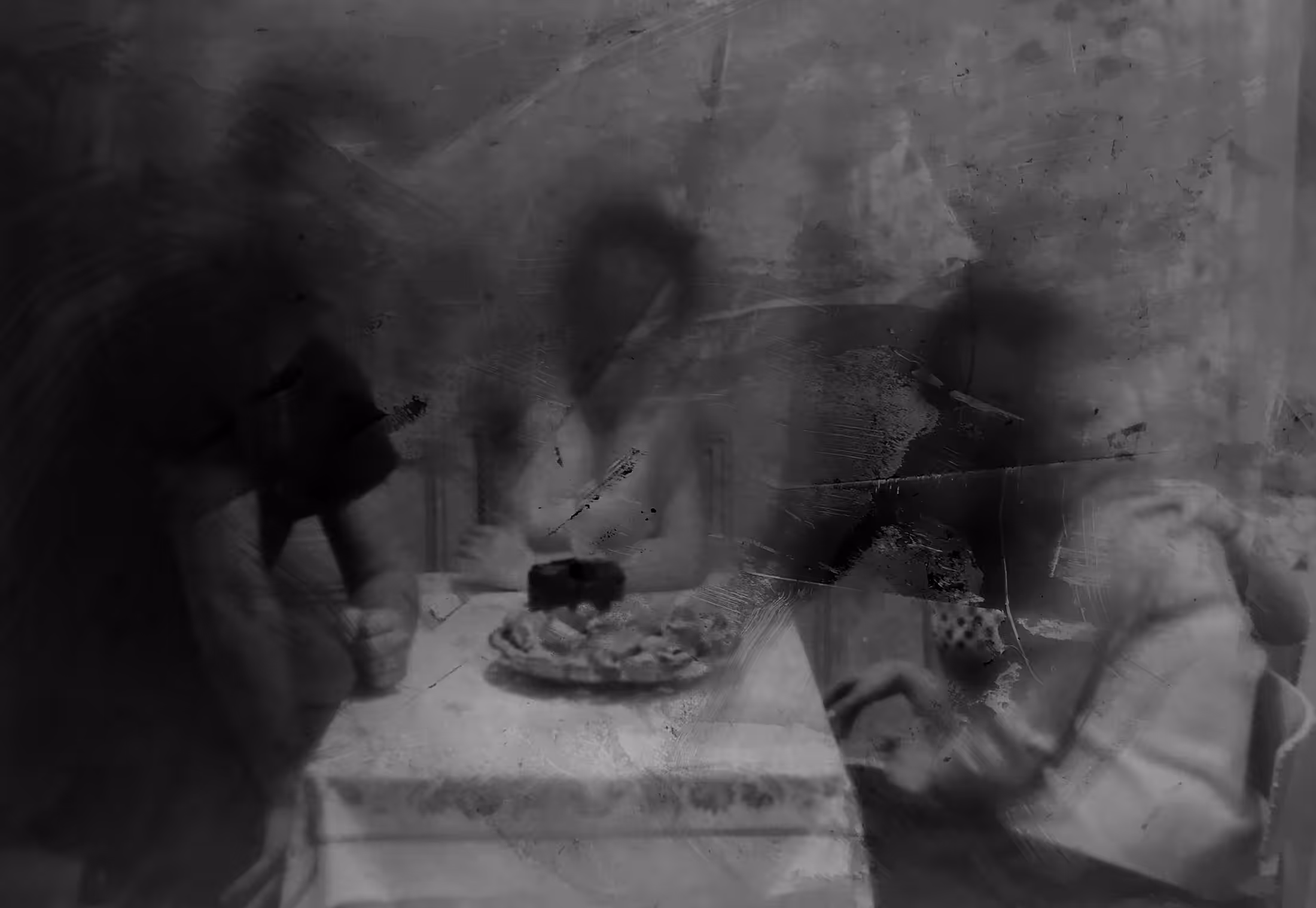untitled last supper no.310805 | hands cast shadows