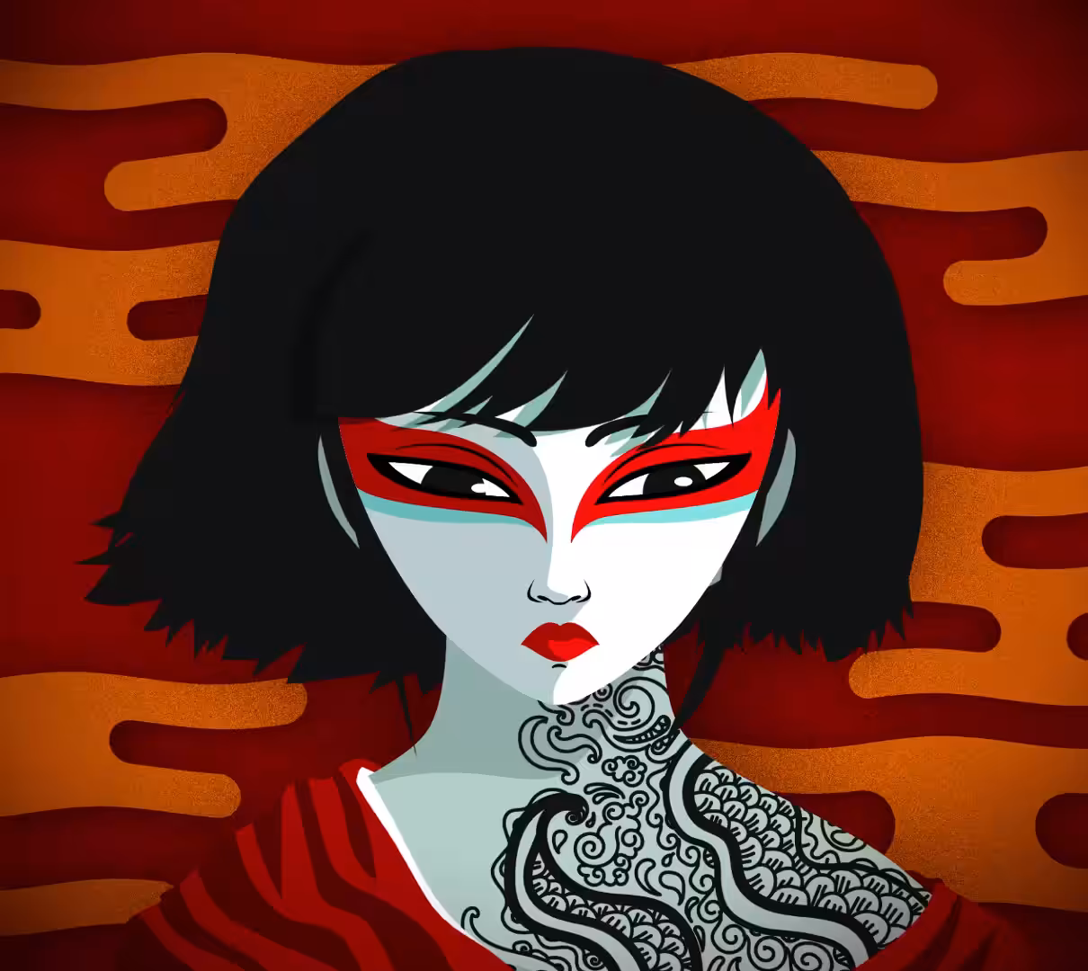 vectorArt: dragonGirl