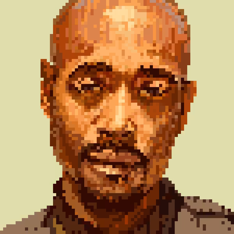Freddie Gibbs Pixel Art