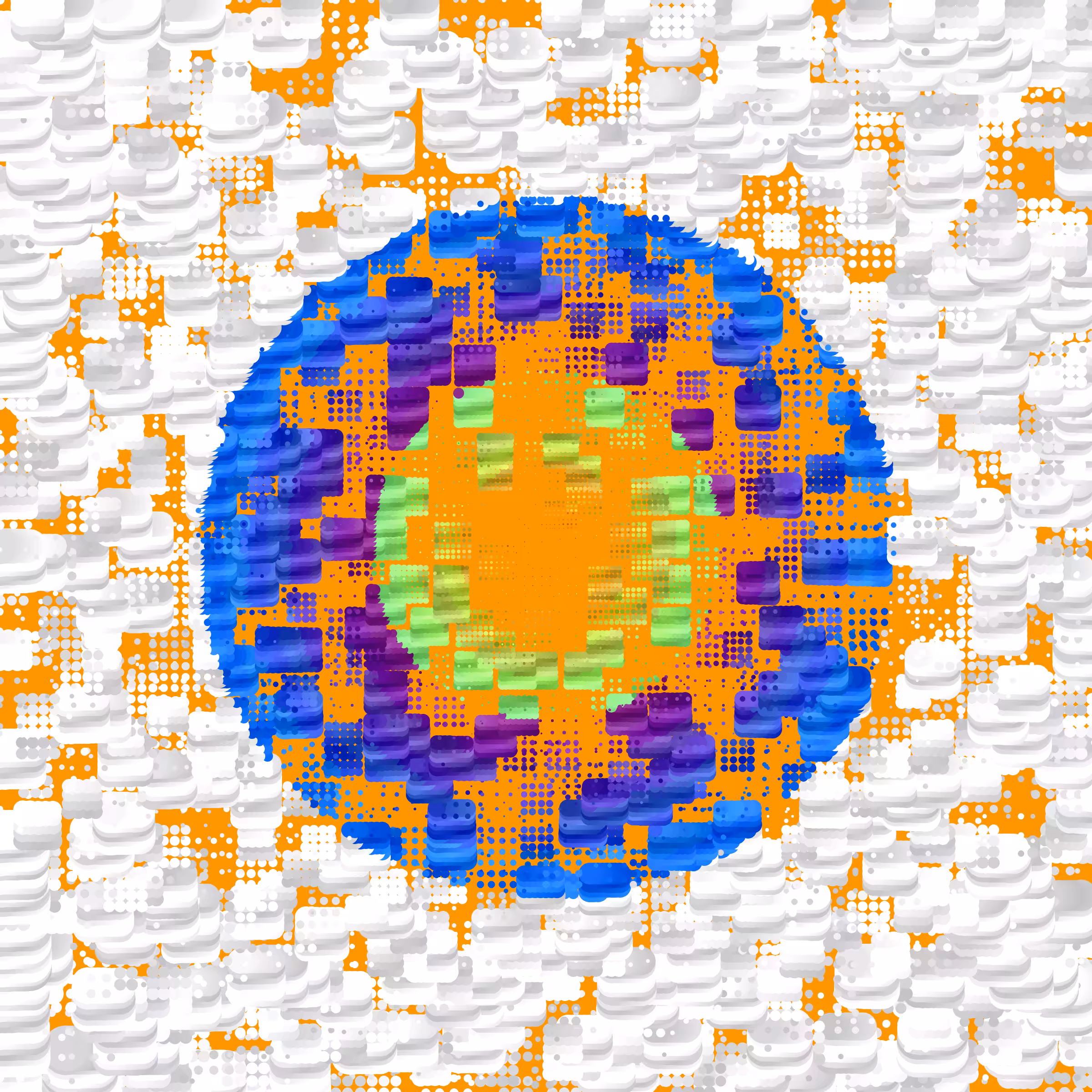 Dot Matrix Gradient Study #486