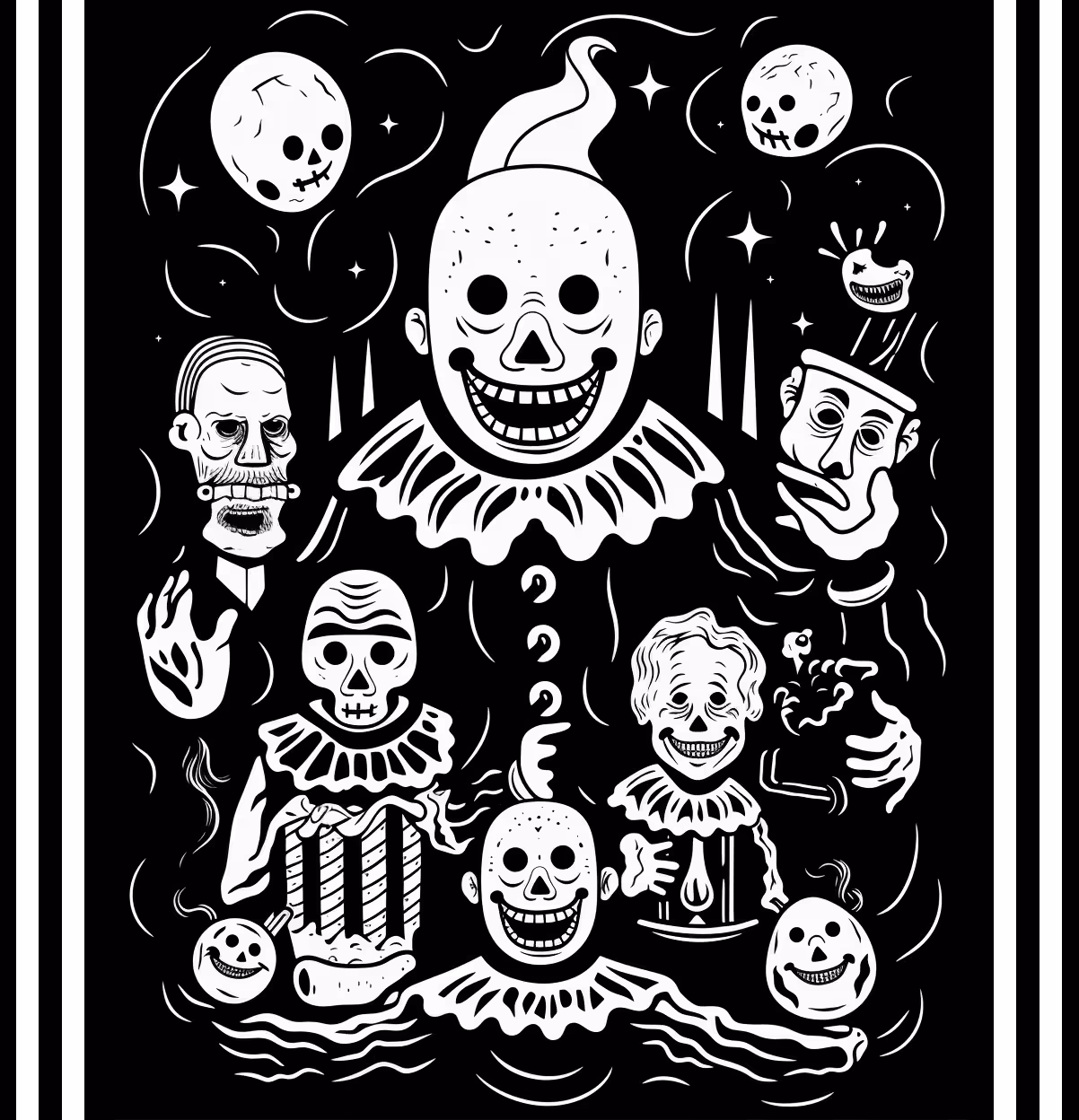 crazy freak circus: Sick circus of freaks.