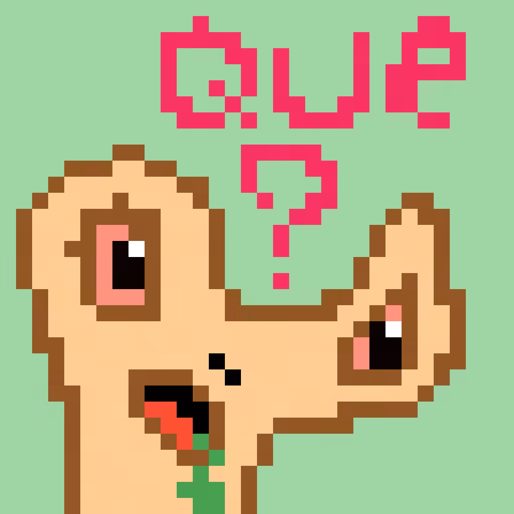 que? // green
