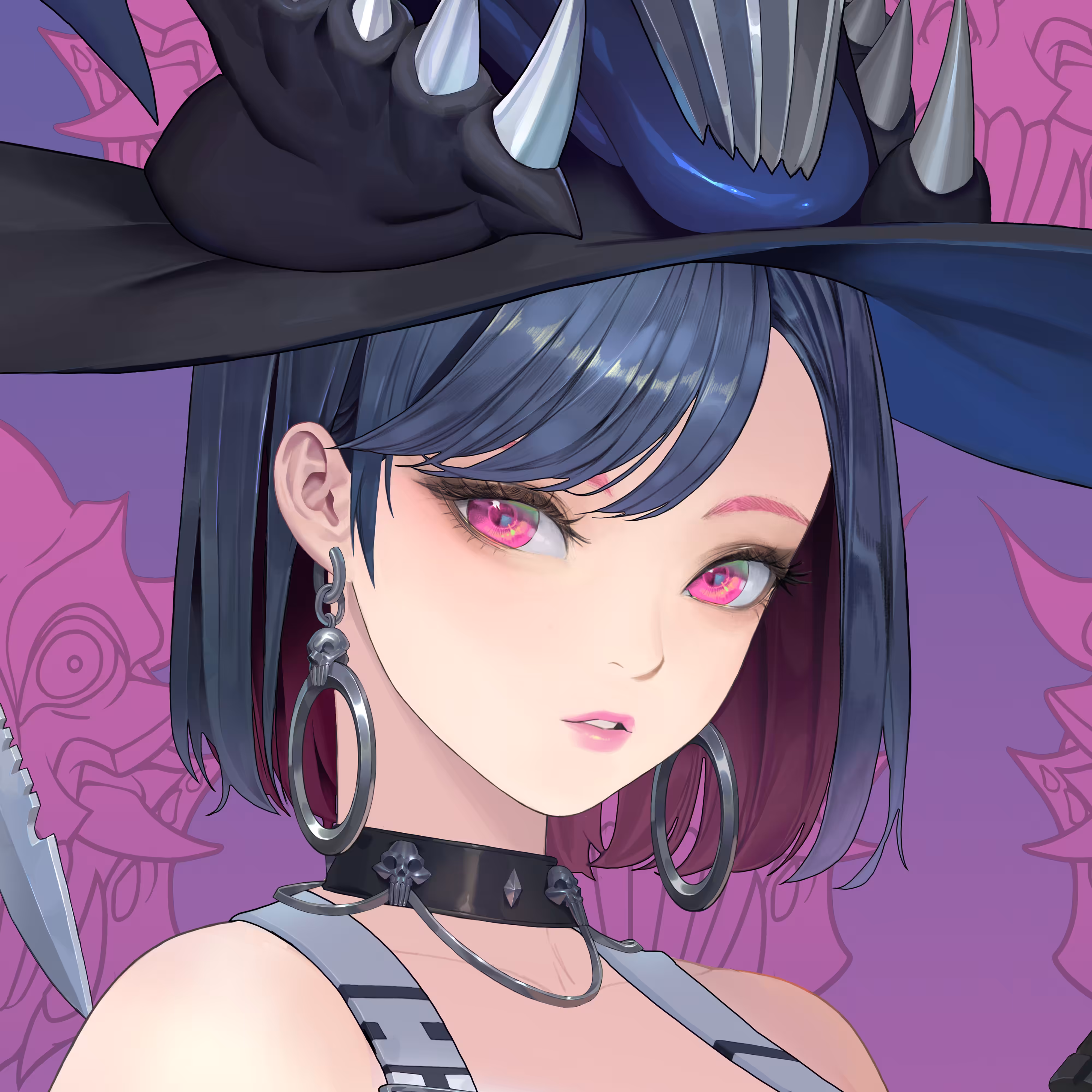 Blue Poison Witch PFP