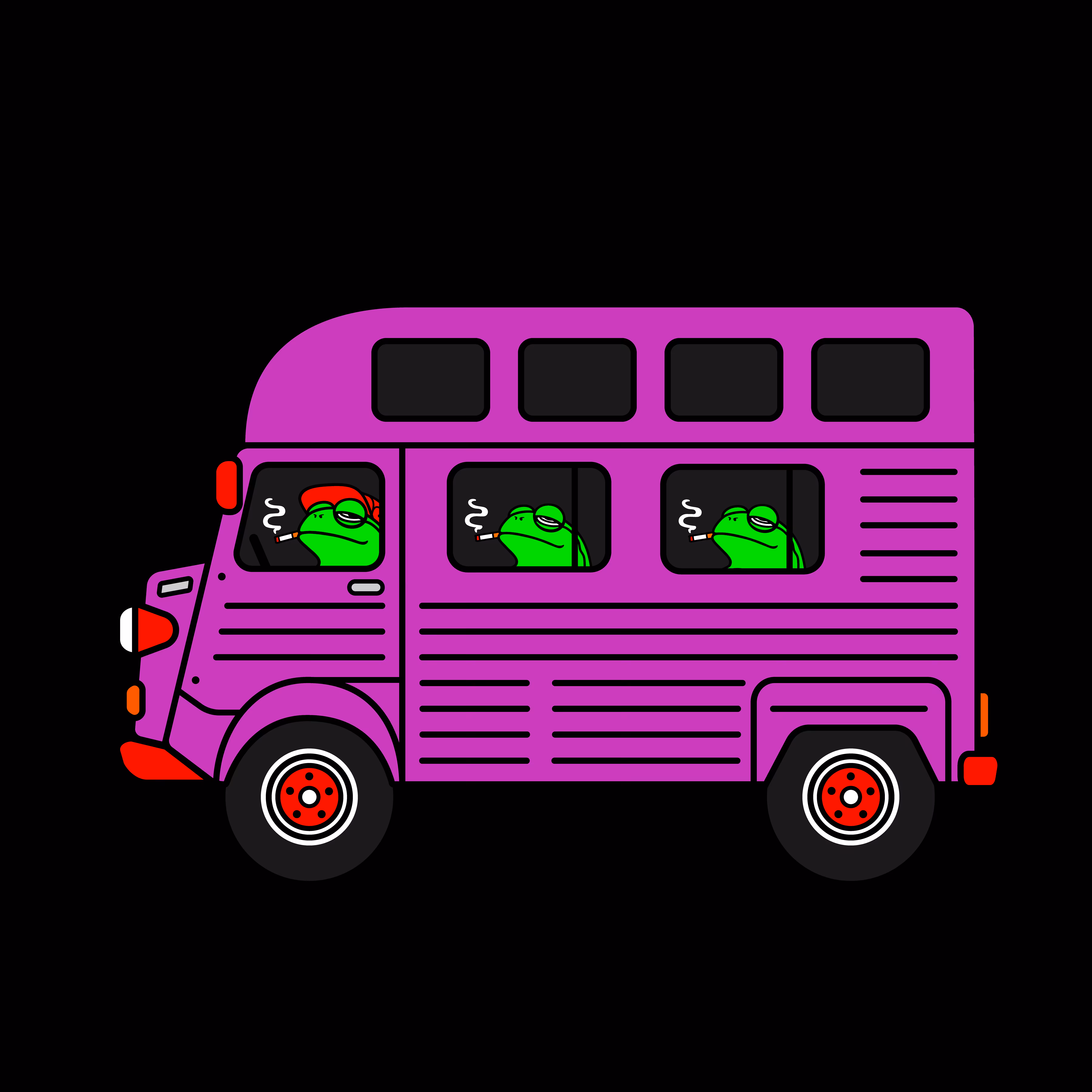 Lazy Frogs On The Road #08
