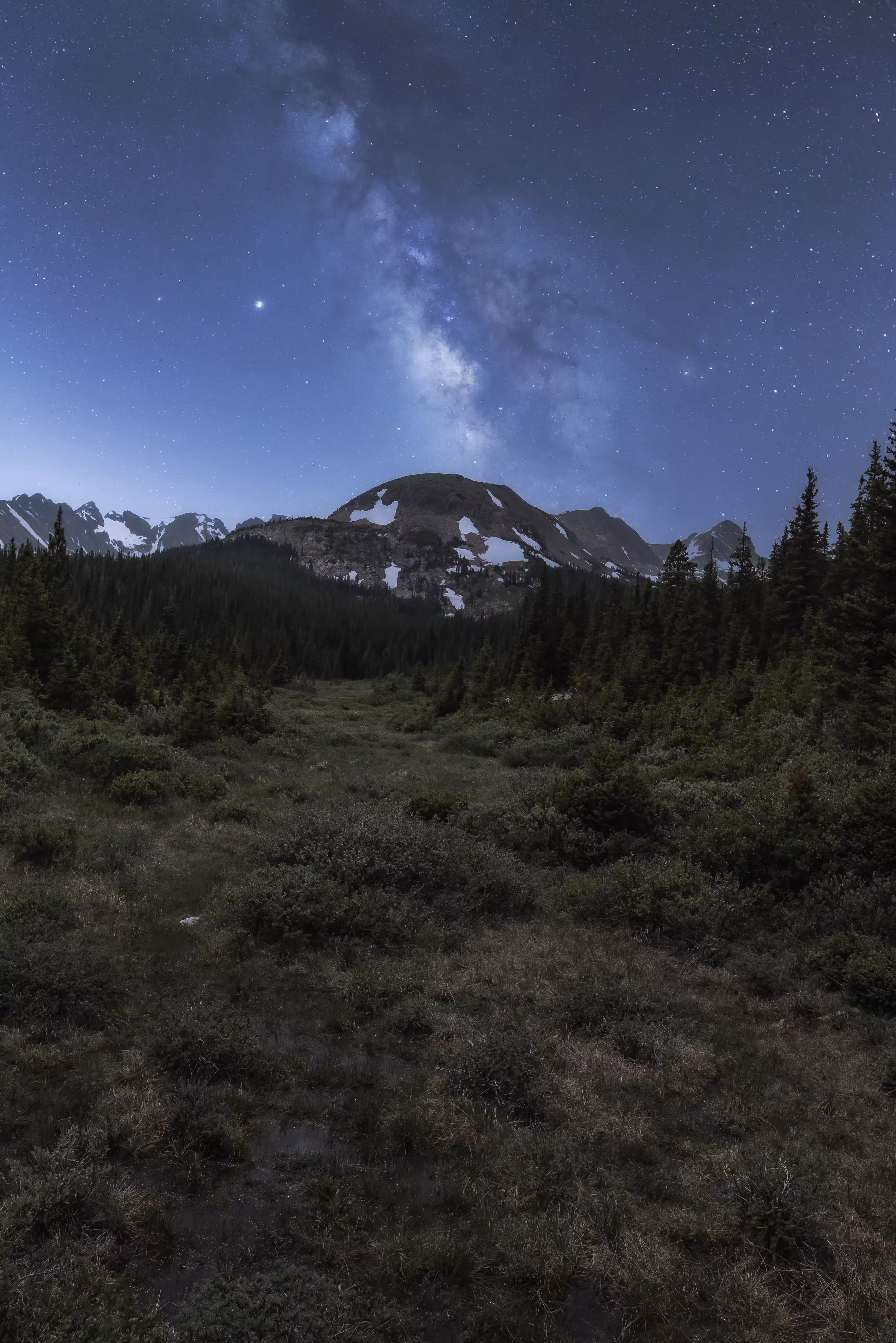Milky Way Over Indian Peaks Wilderness 