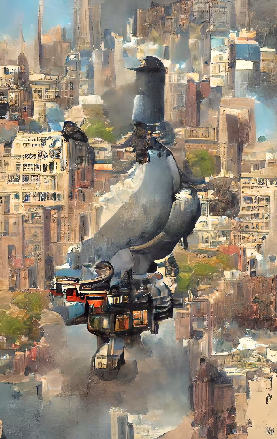 Robot Pigeons take over Manhattan