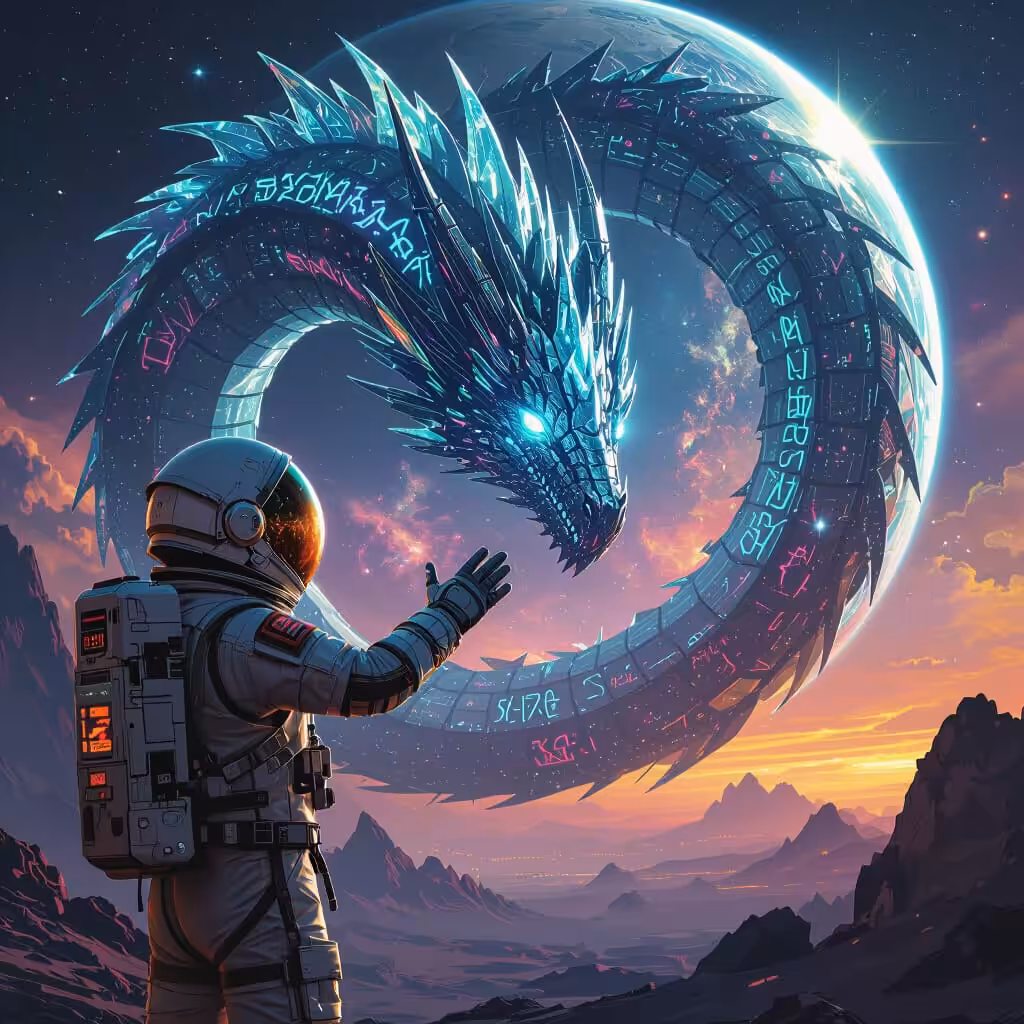 NightCafe Creations: Space Kraken 1
