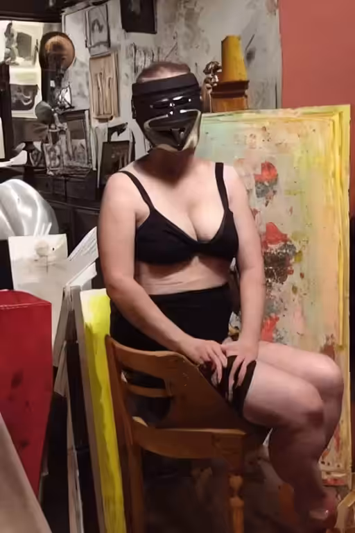 artist in studio