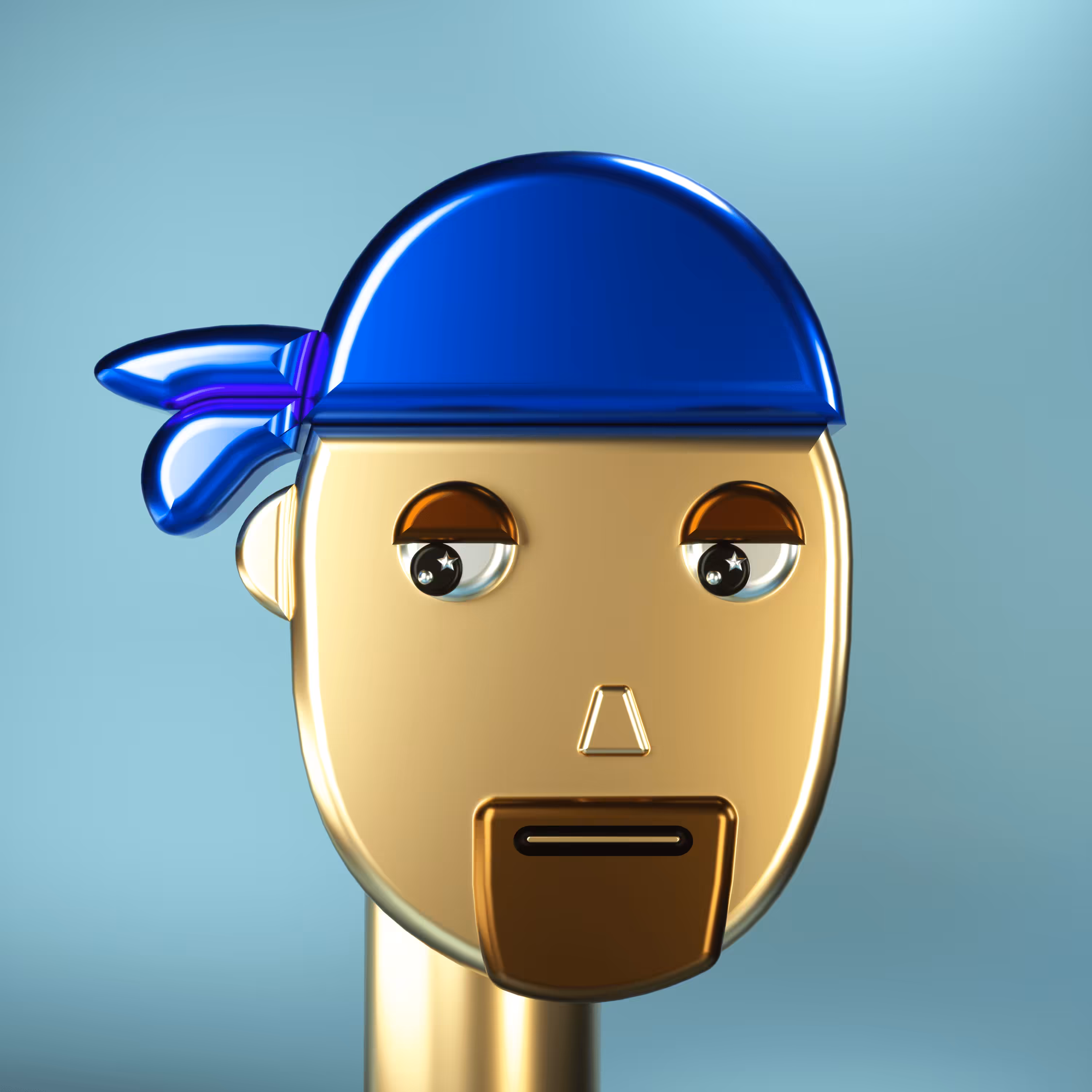 3D Chrome Punk #0008