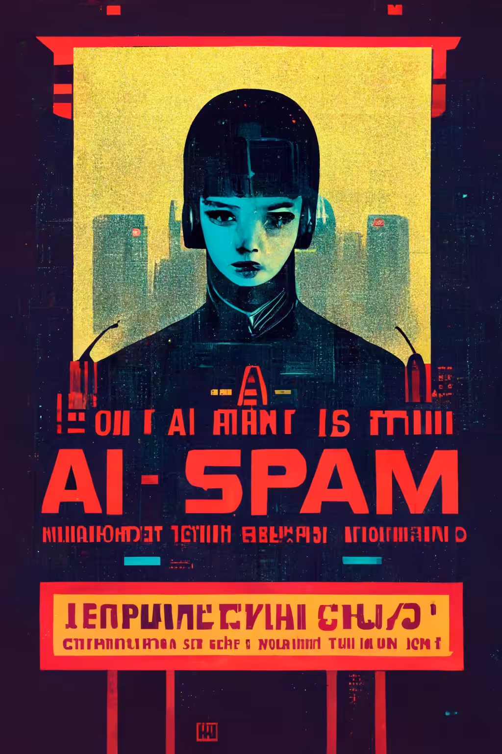 THE DANGERS OF AI SPAM - COVER