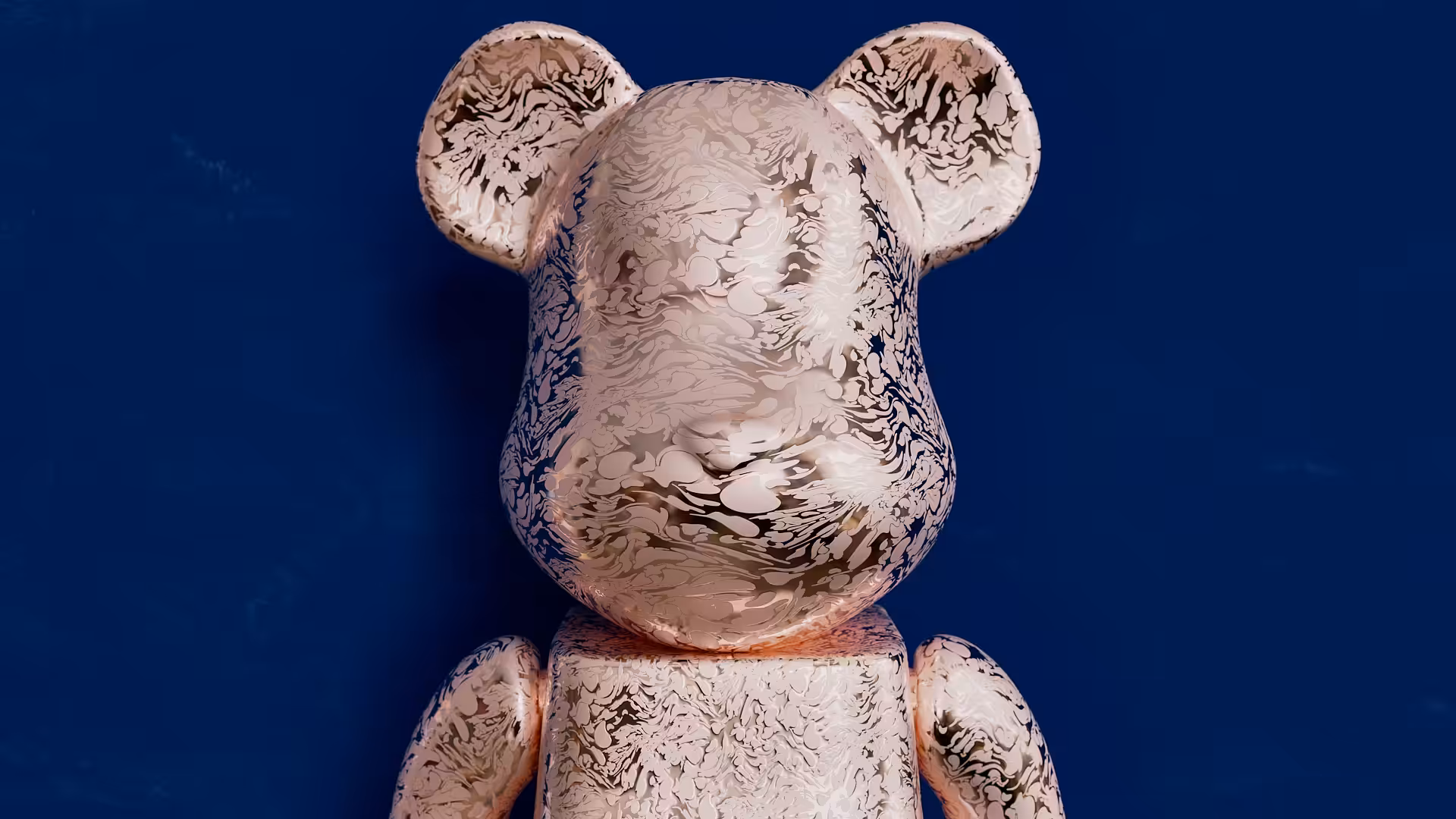 Series 3 - Copper XYZ camo pattern Be@rbrick