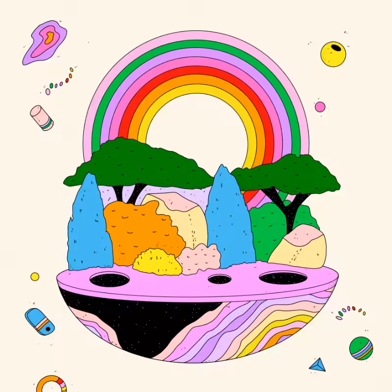 🌈🌴🪐 #173