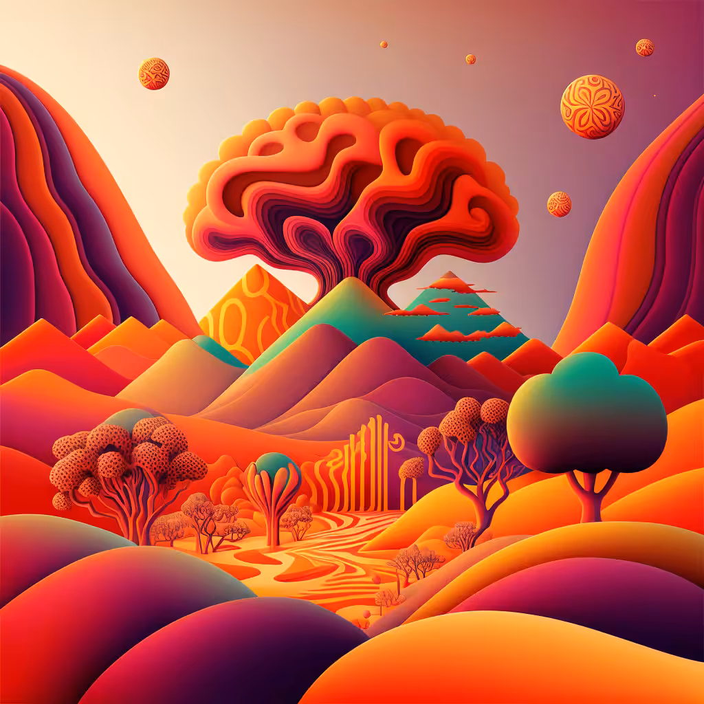 Psychedelic Landscape #88