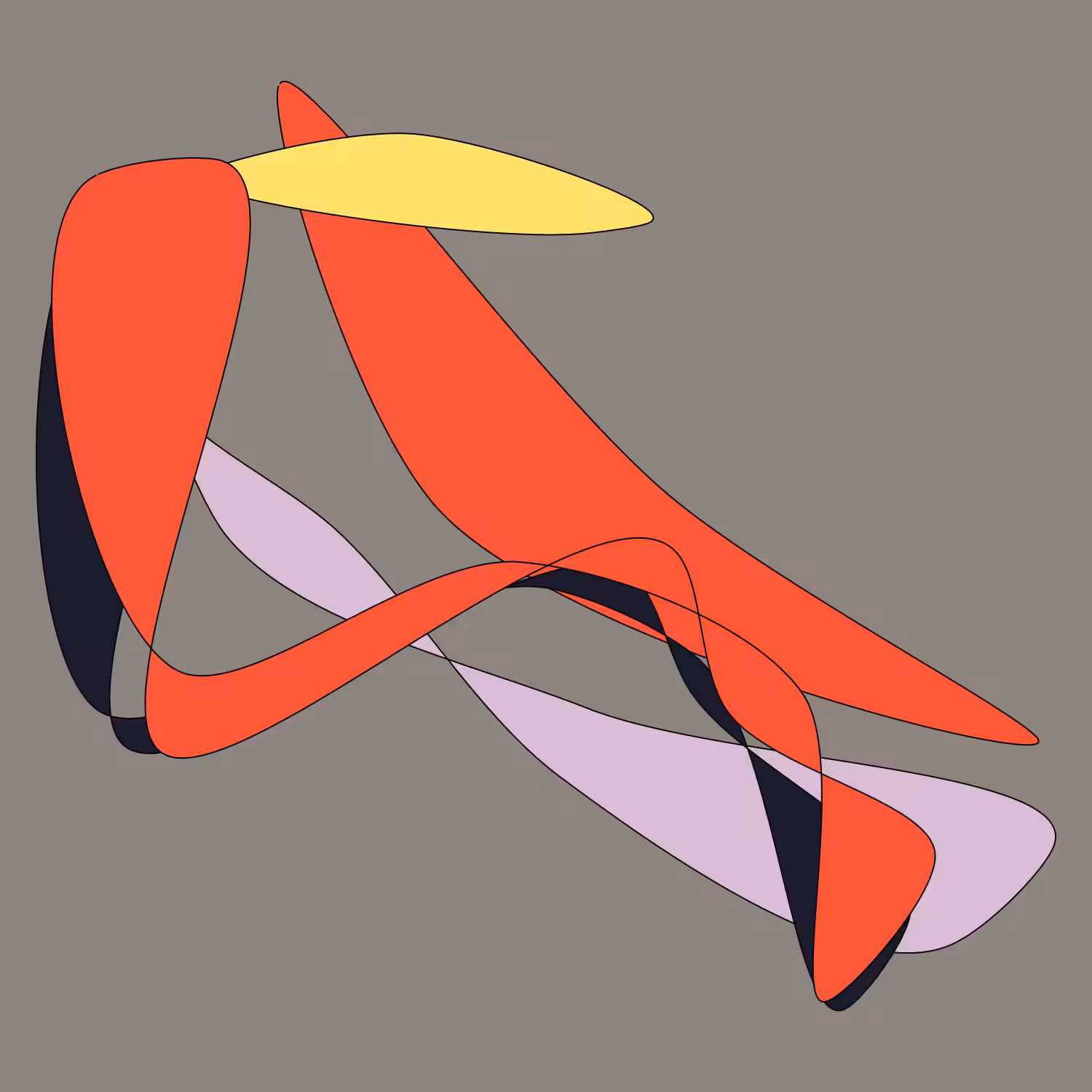 Geometric colorful shapes 2 (Free edition) #134