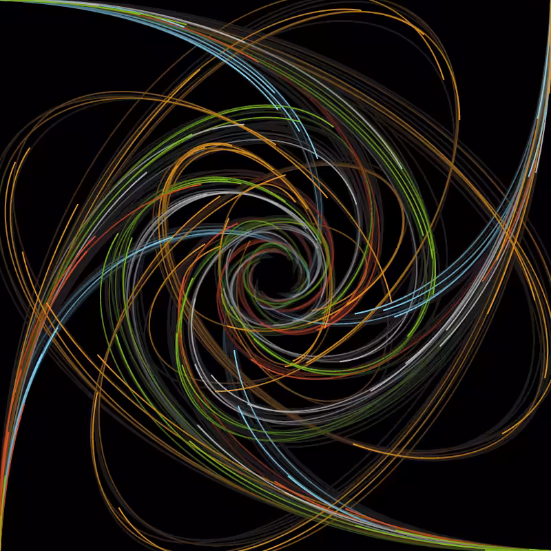Particle attraction #8