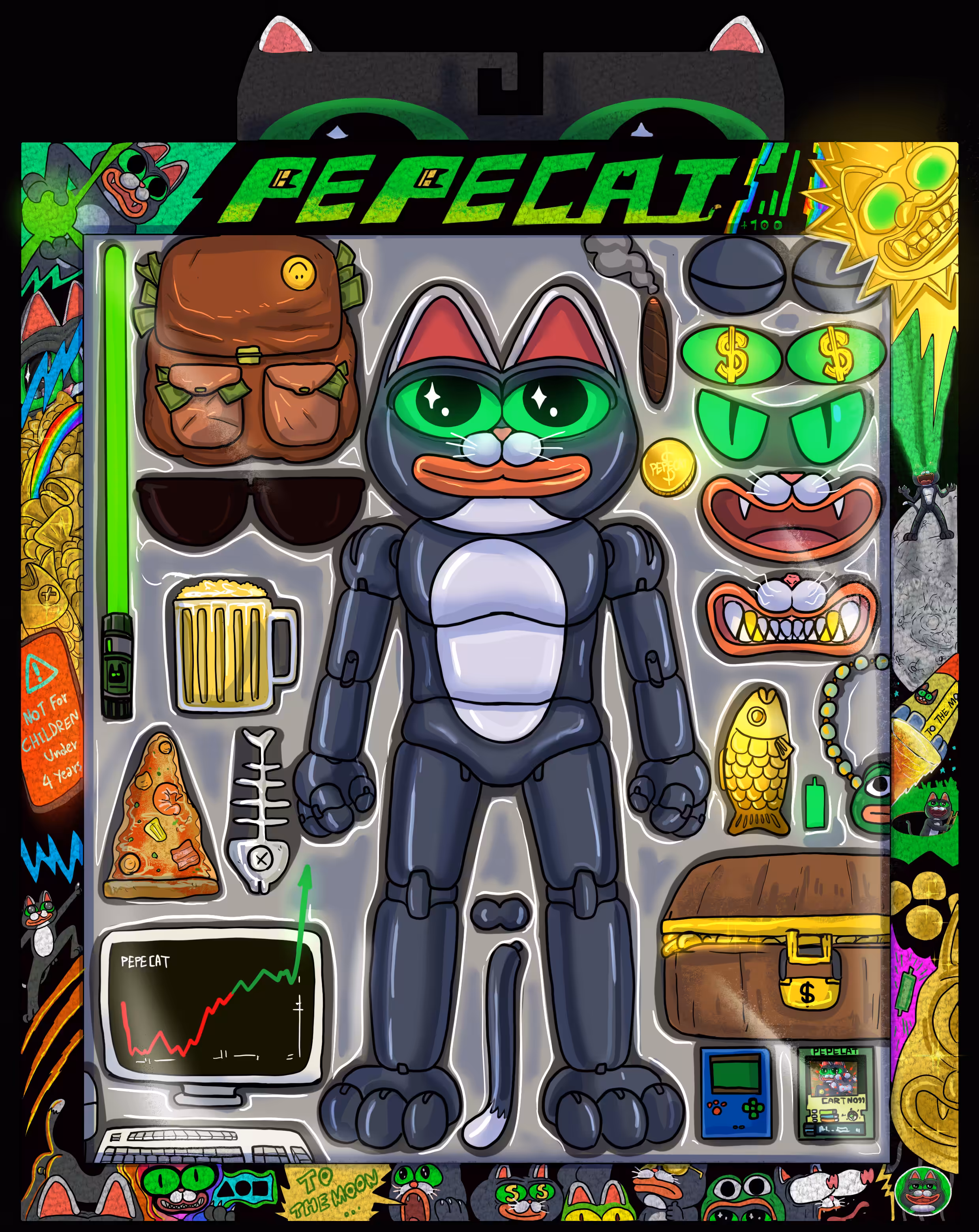 The Figure Pepe Cat Toy