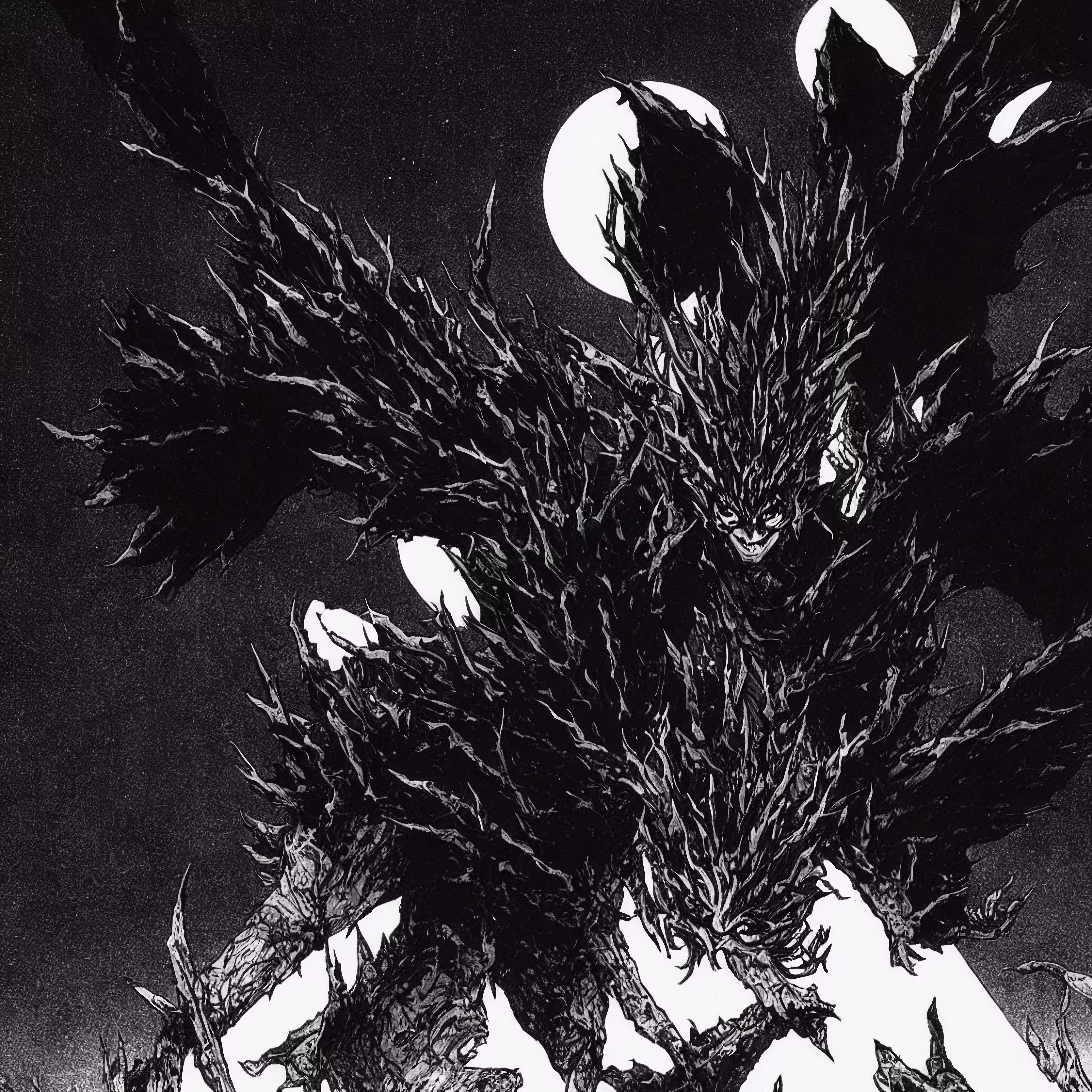 The Demon Seated