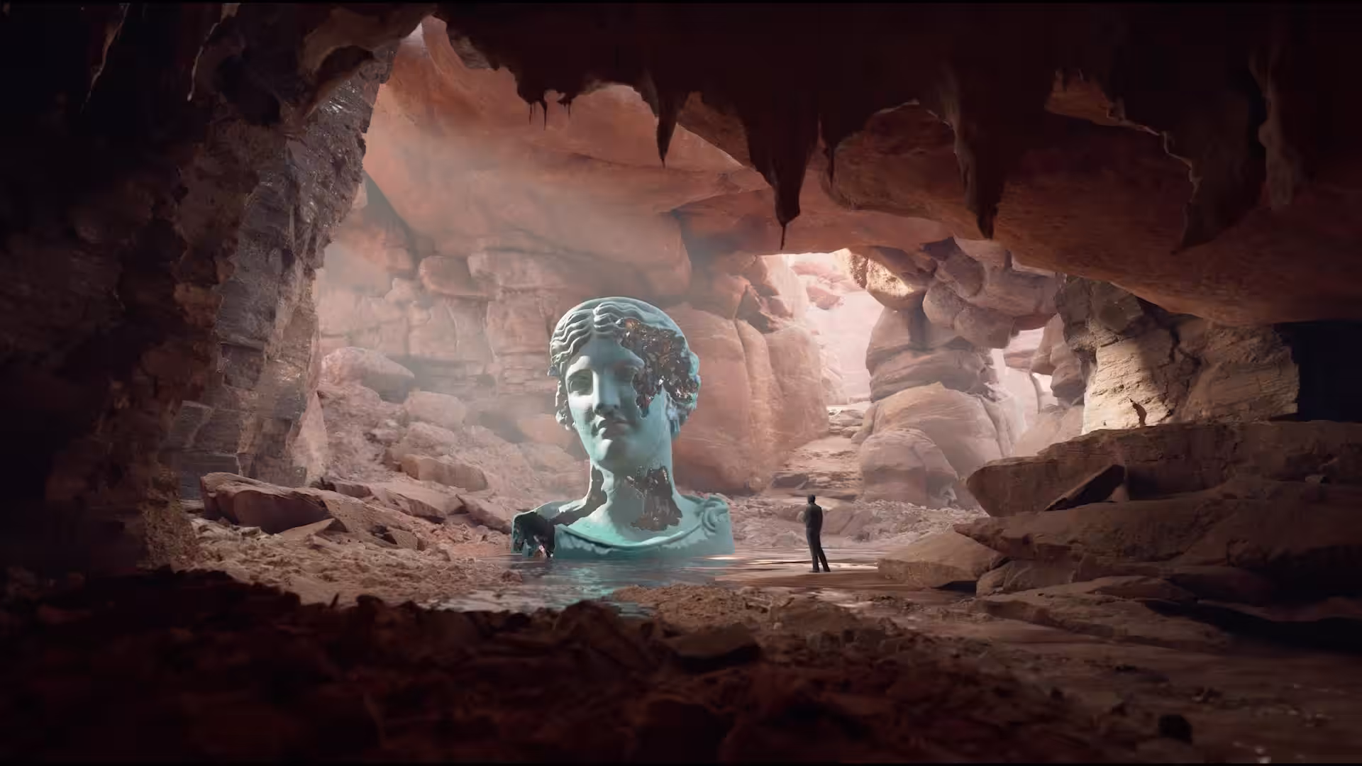 Eroding and Reforming Bust of Melpomene (Martian Day) #5/150