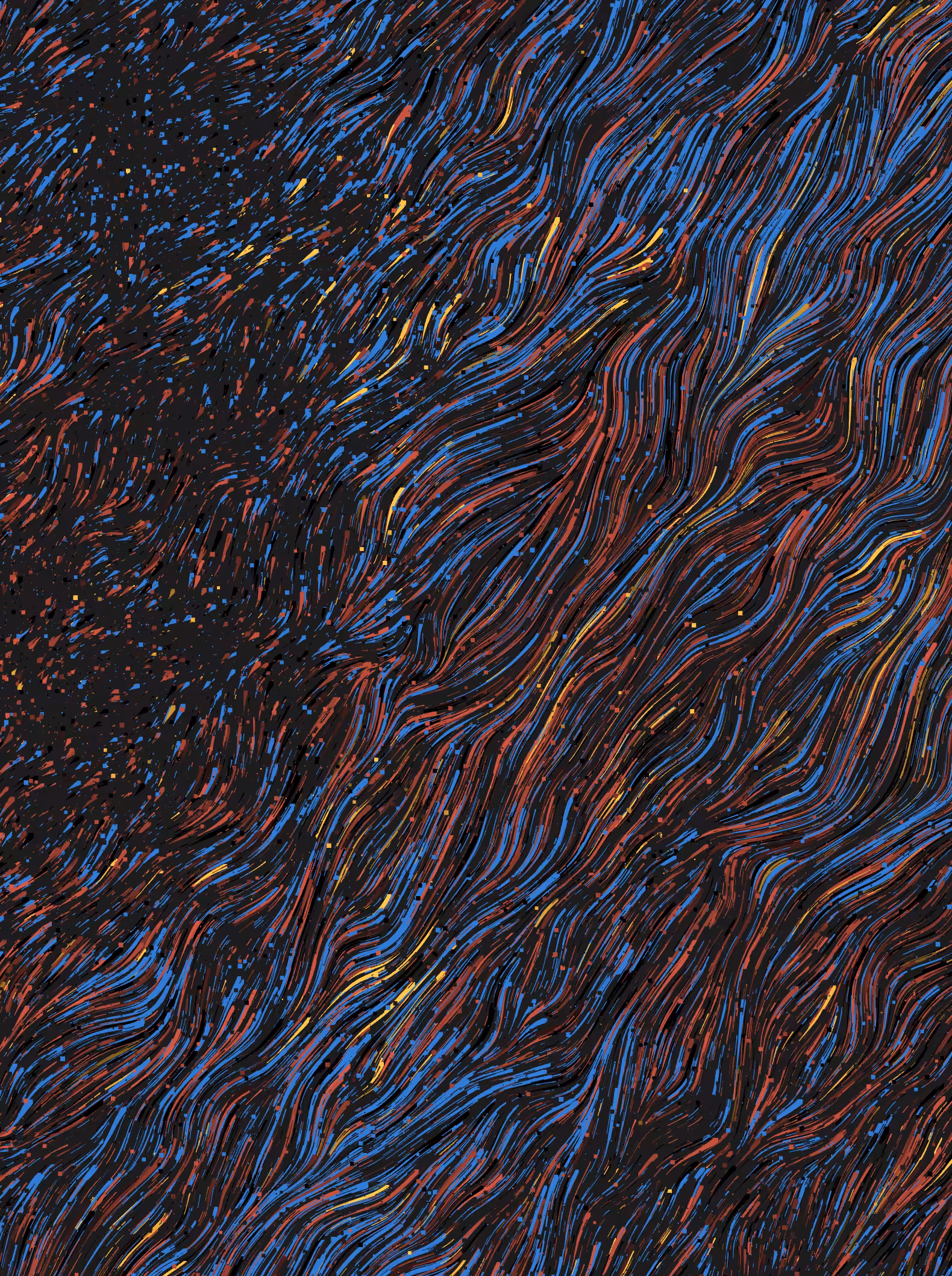 Relaxing with particles