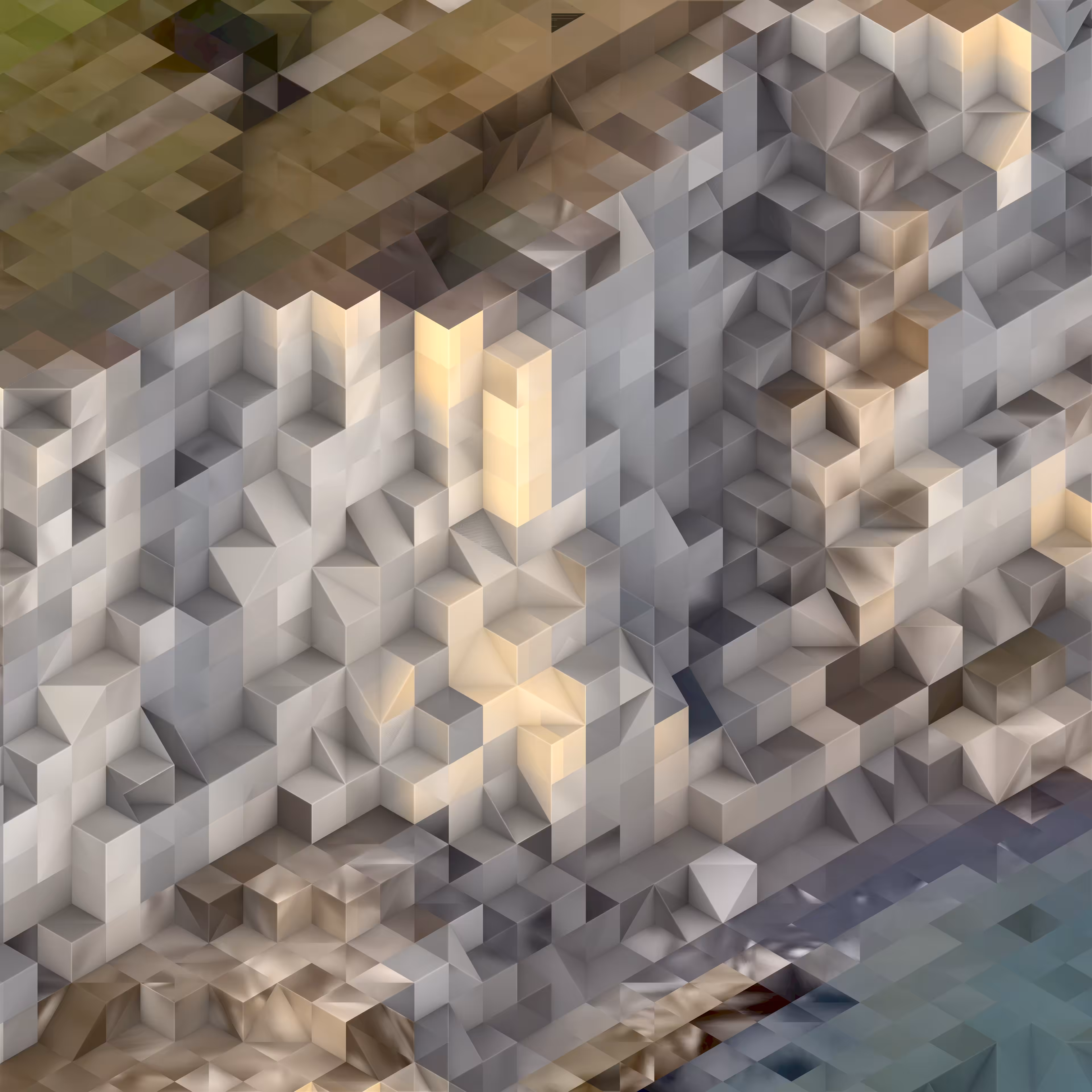 π a cliff floating in precision, frame 800
