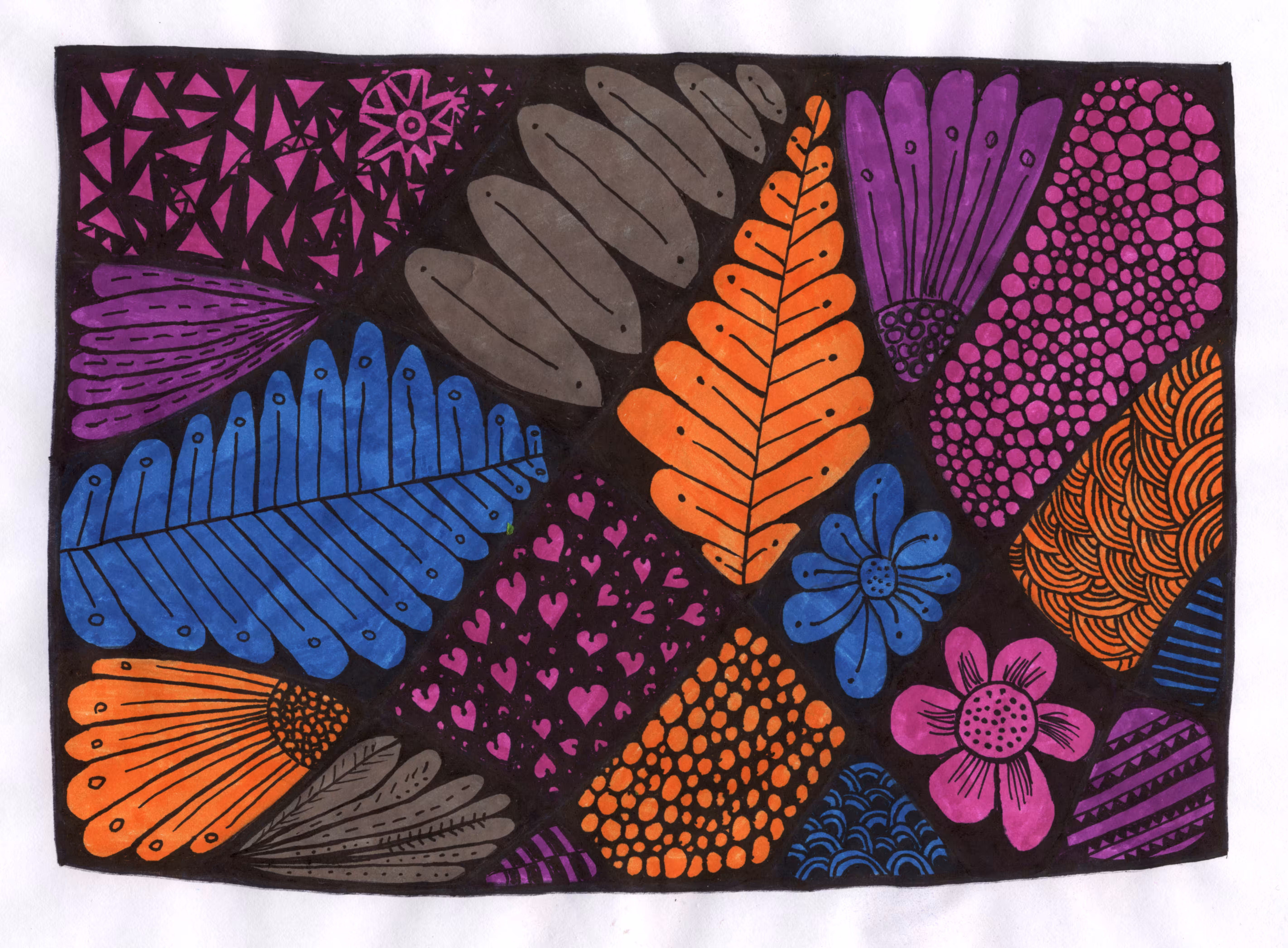 Meditative Flows: Meditation Drawing #15