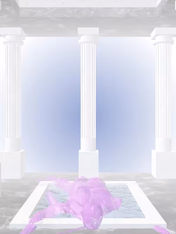 HeavenComputer: The Fading Fragmented Rising Glossy Violet Man #958