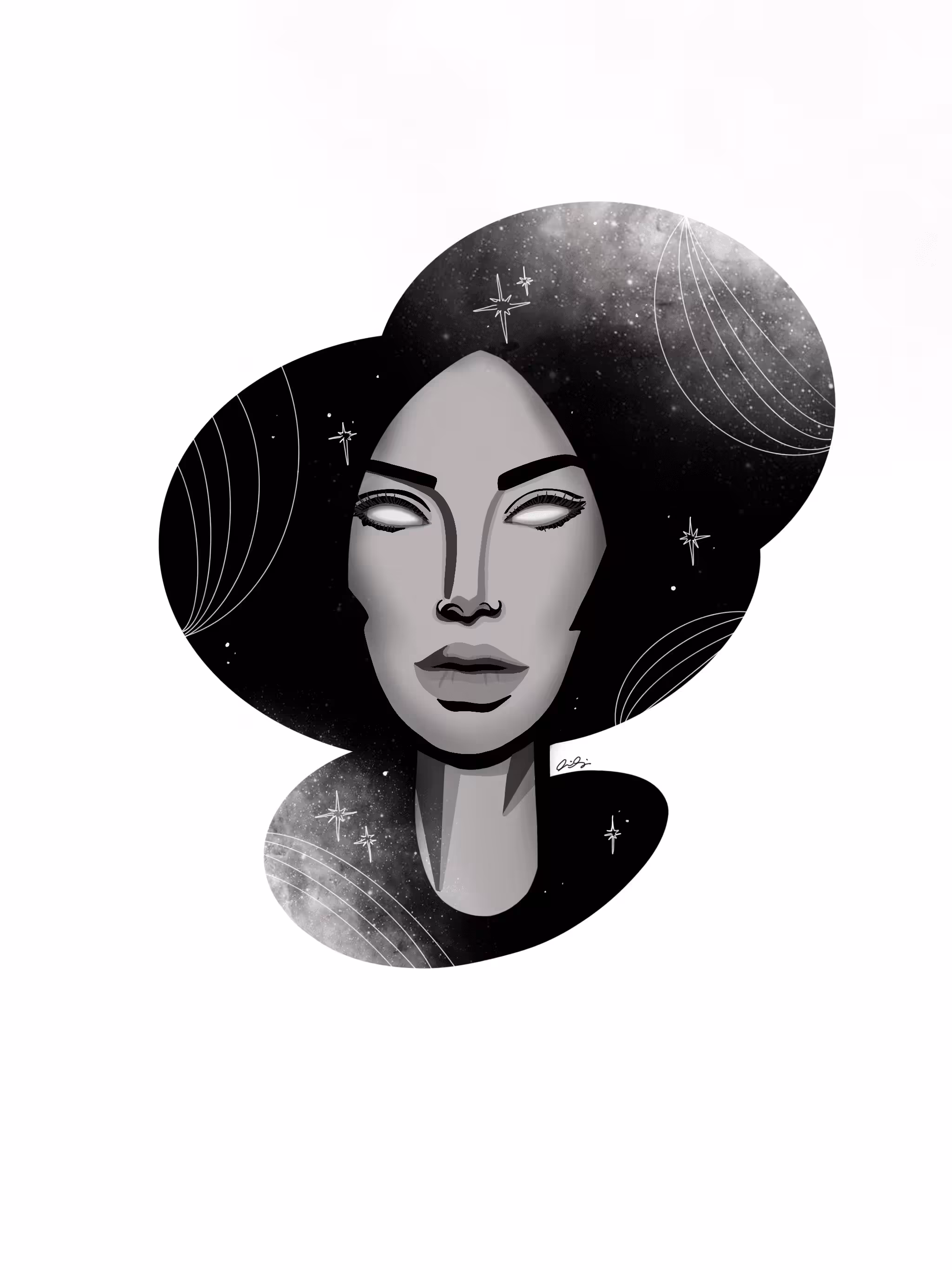Galaxy INK Lady