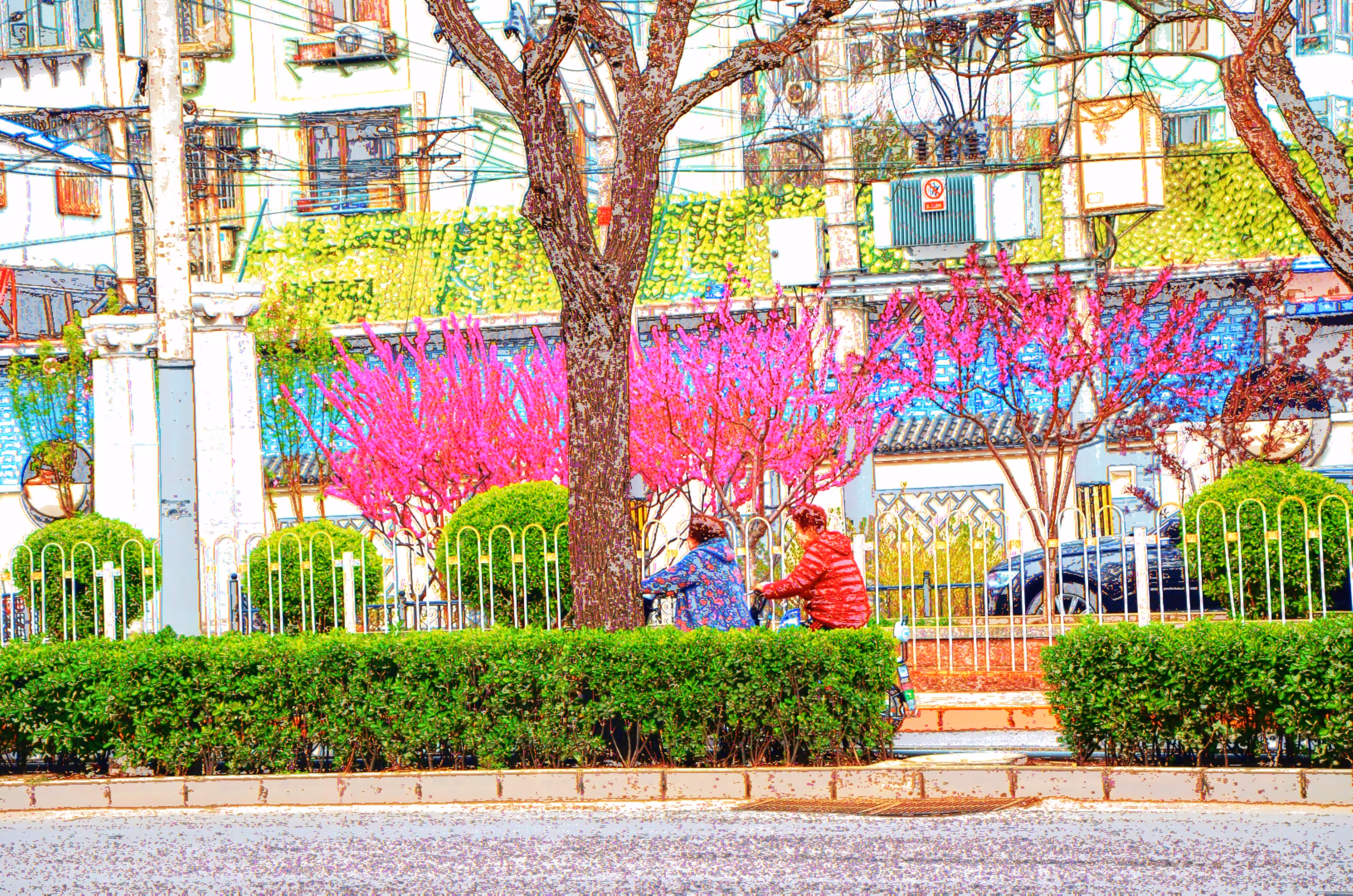 Tourists are everywhere