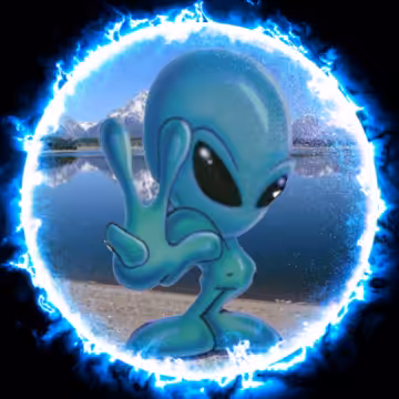 bLuE aLiEn BlAcK HoLe