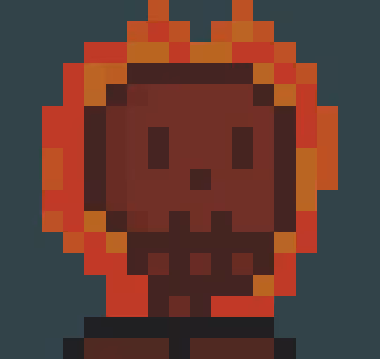 TezSkulls #13 - Flaming Skull