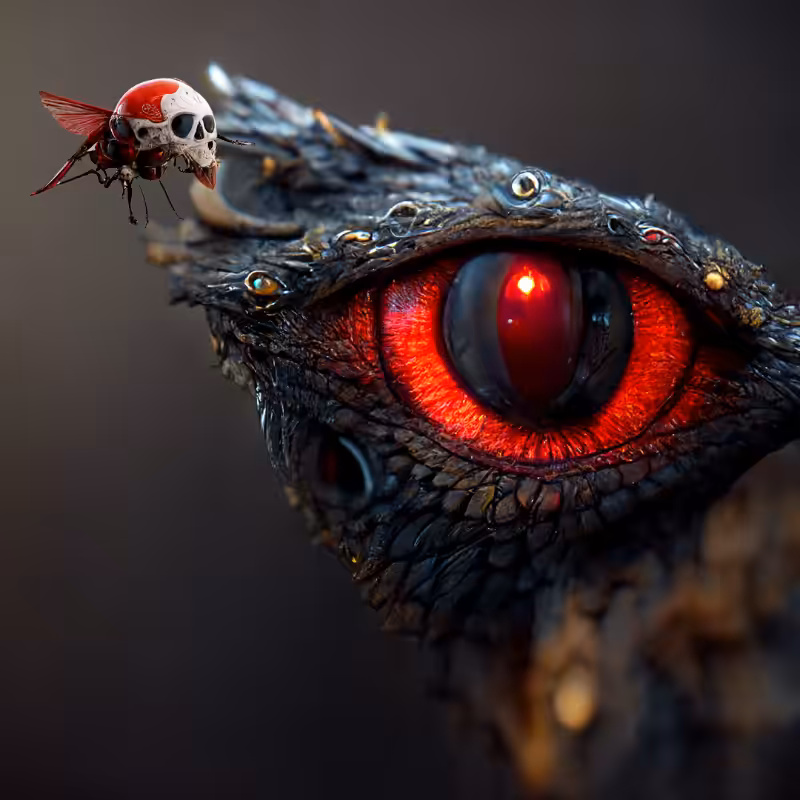AI Eyes and Insect #12