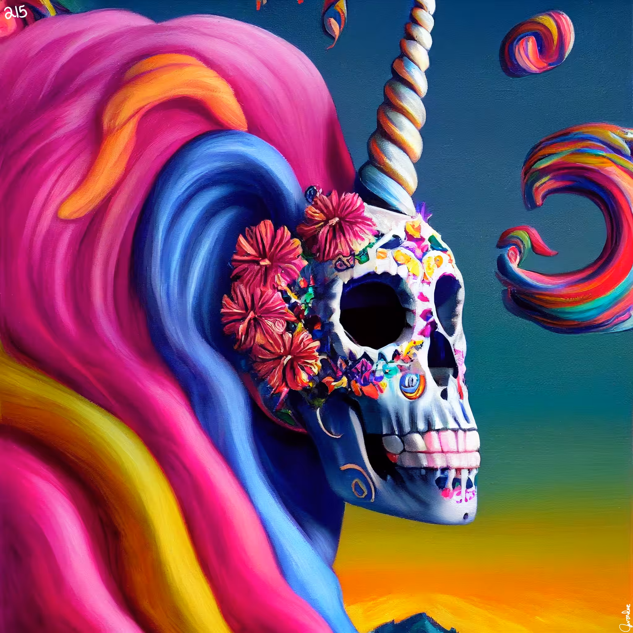 sugar skull #215