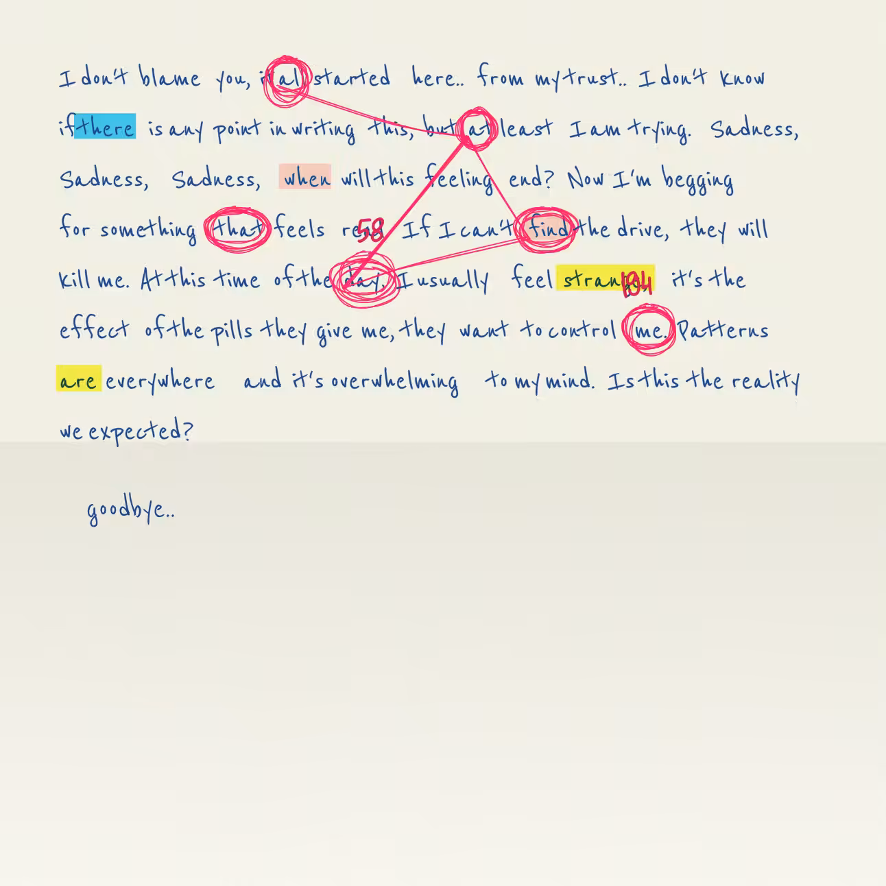 Conspiracy Theory Vol.2: a letter #74