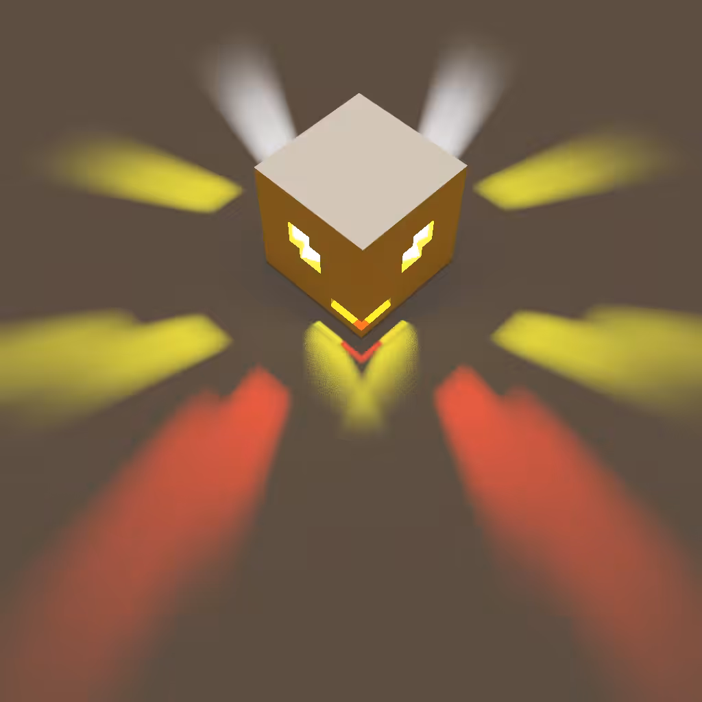 Voxel Bird God