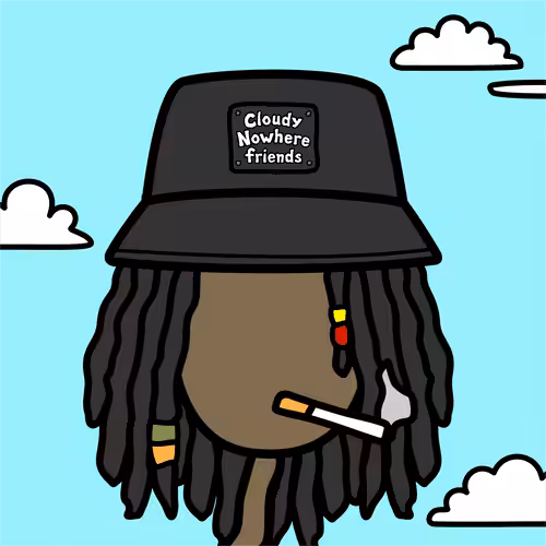 Panama hat with cigarette