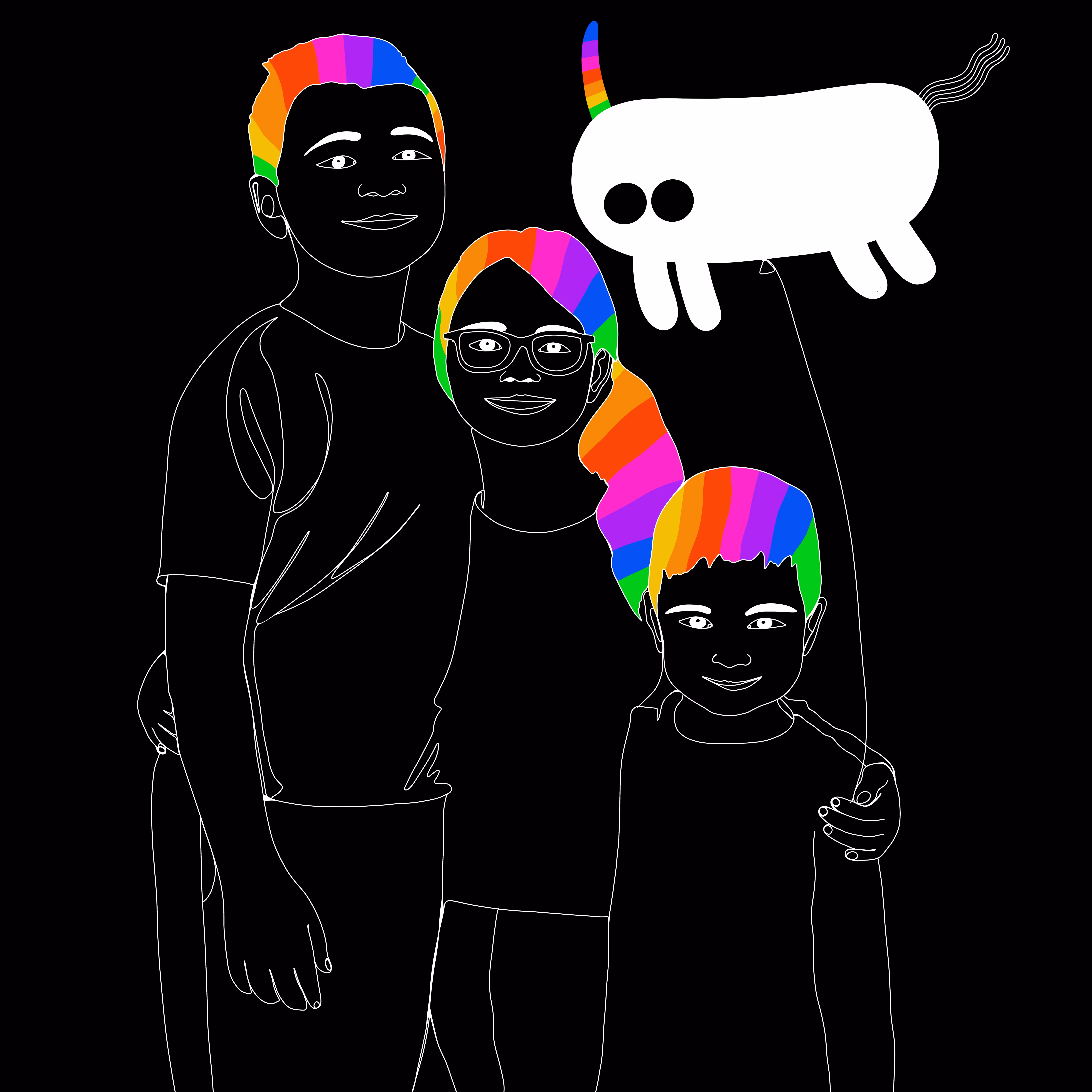 LLs kids portrait with URCORNY