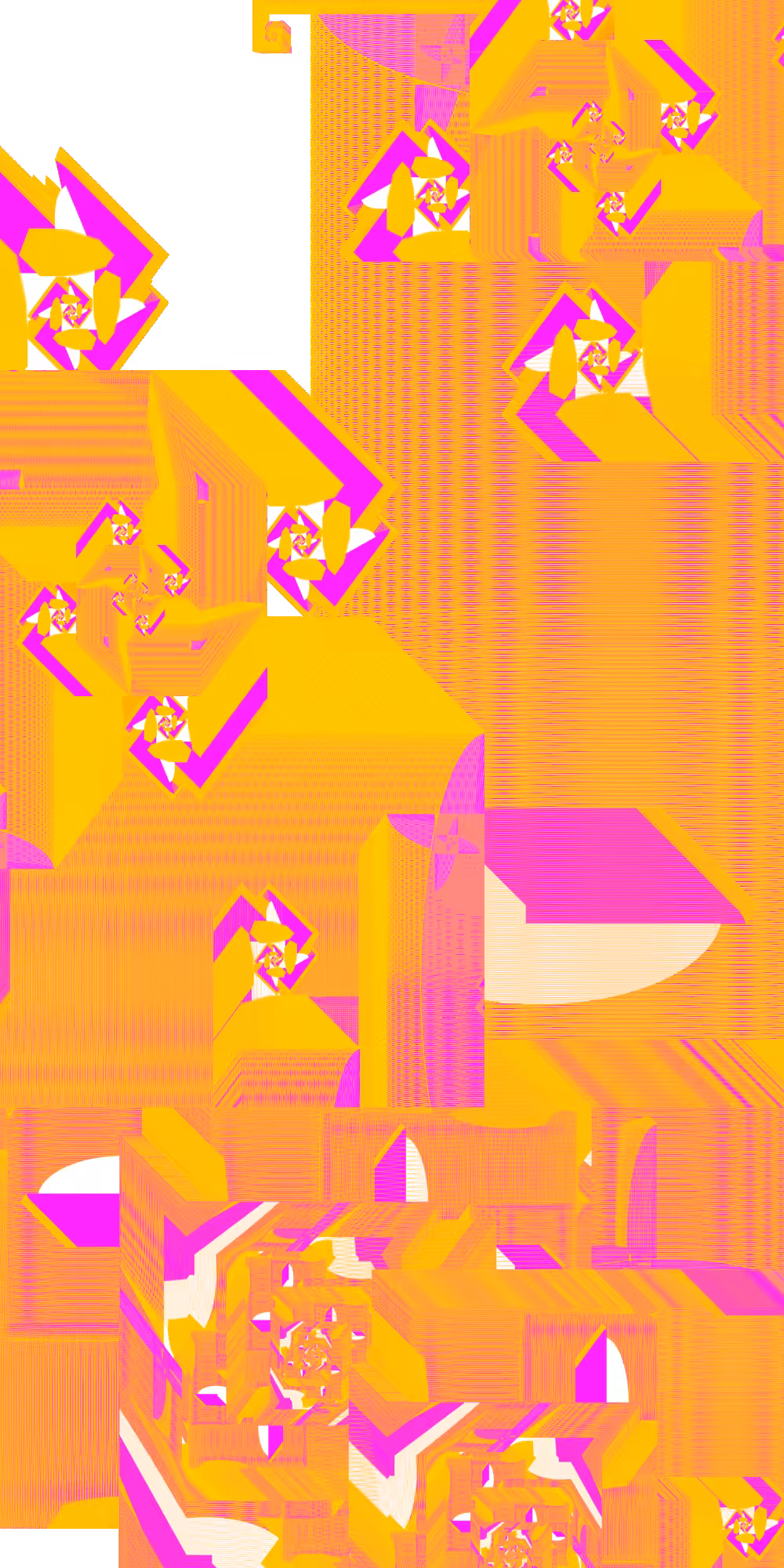 Blurred photo of a series of colorful pictures 24