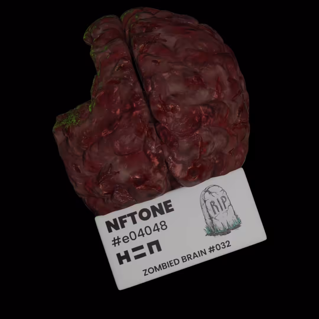 NFTONE "The Missing Piece"- Zombied Brain - #030 - #HENreunion