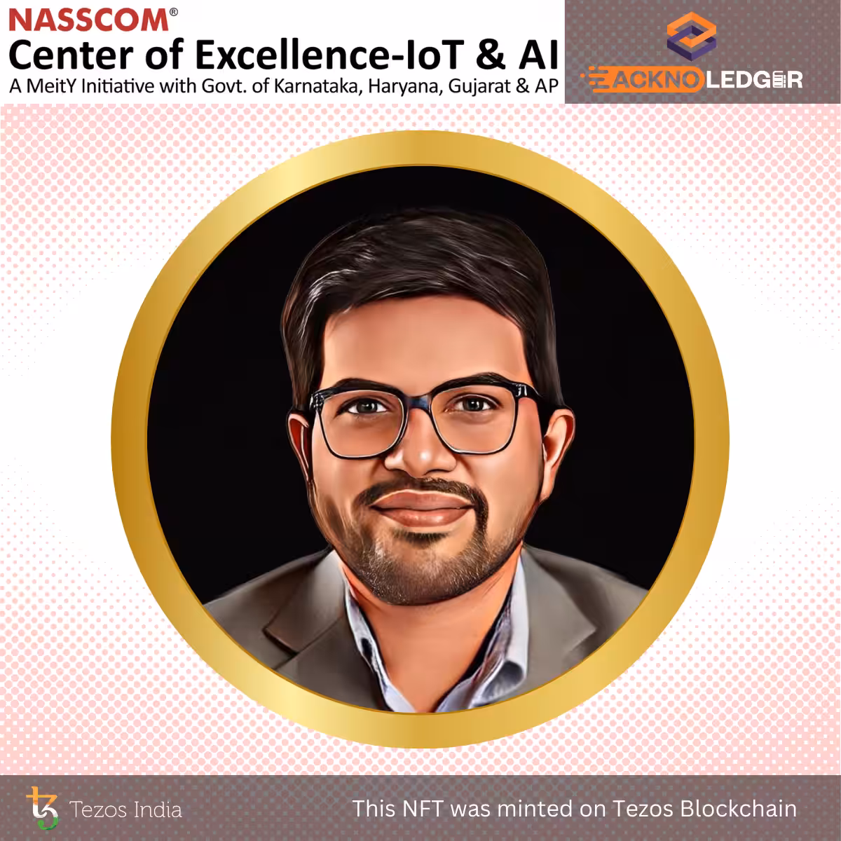 NASSCOM CoE IOT & AI Metaverse Conclave - Speakers: Amit Doshi - NFT Business Card
