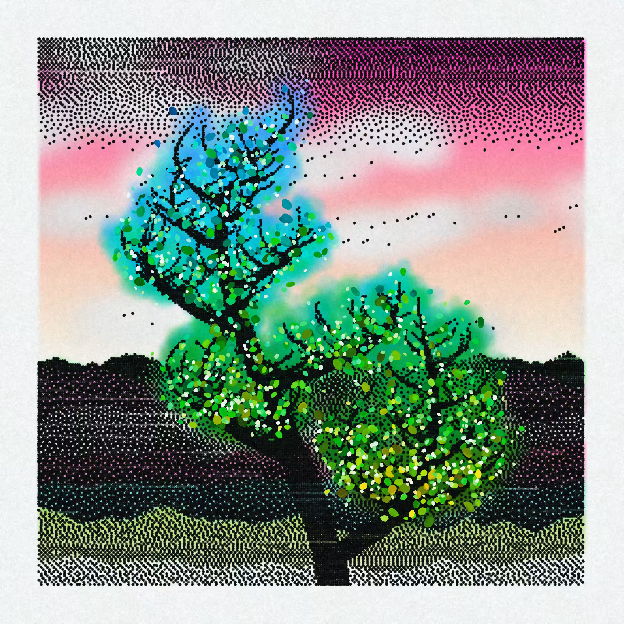 Dithered Branches #37