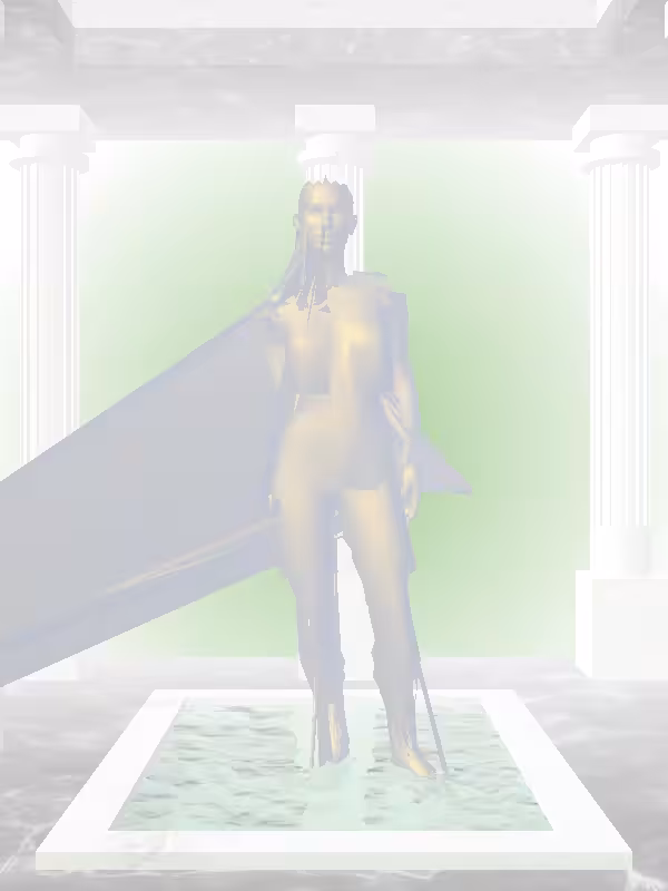 HeavenComputer: The Threatening Sunlit Cobalt Woman #5685