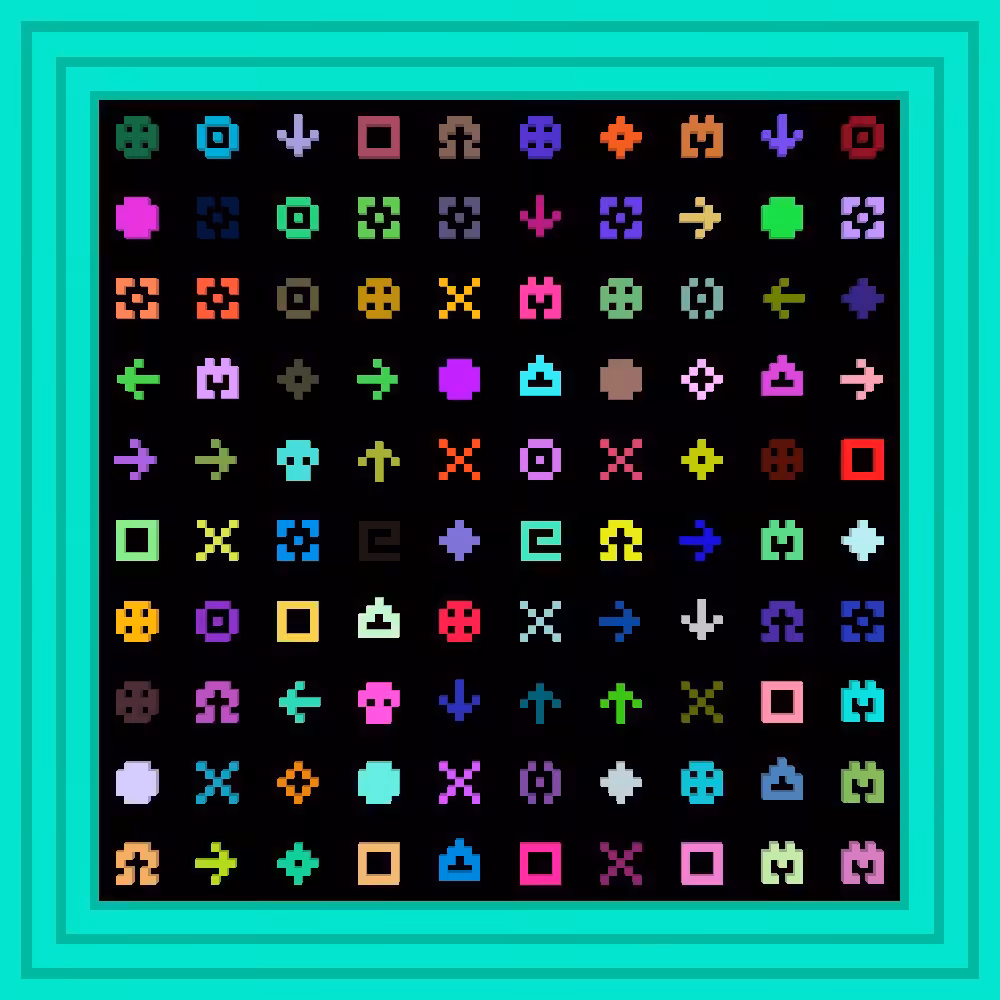 NFT MAD :: Procedural Symbols #204/1000