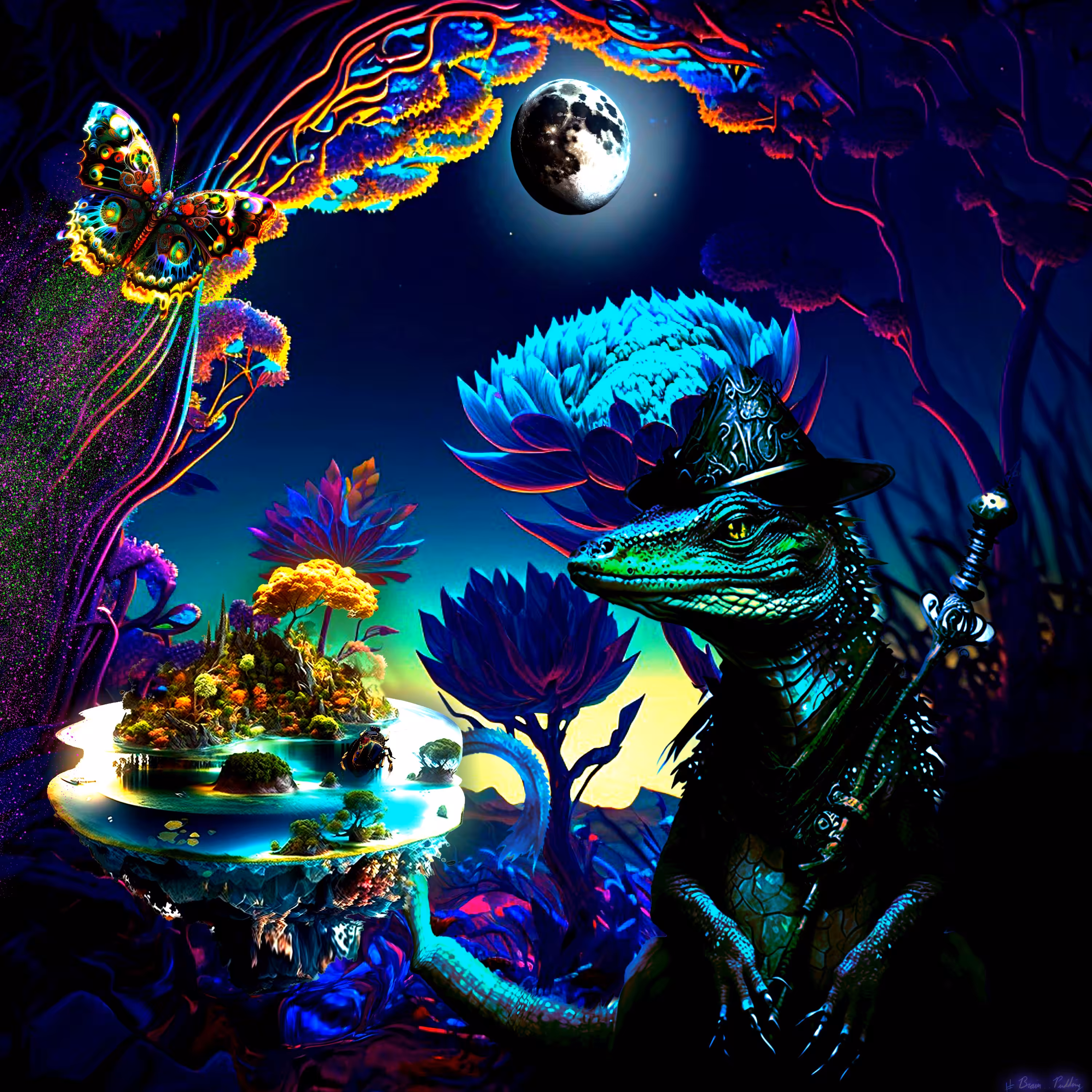 Ernie the Lizard Wizard