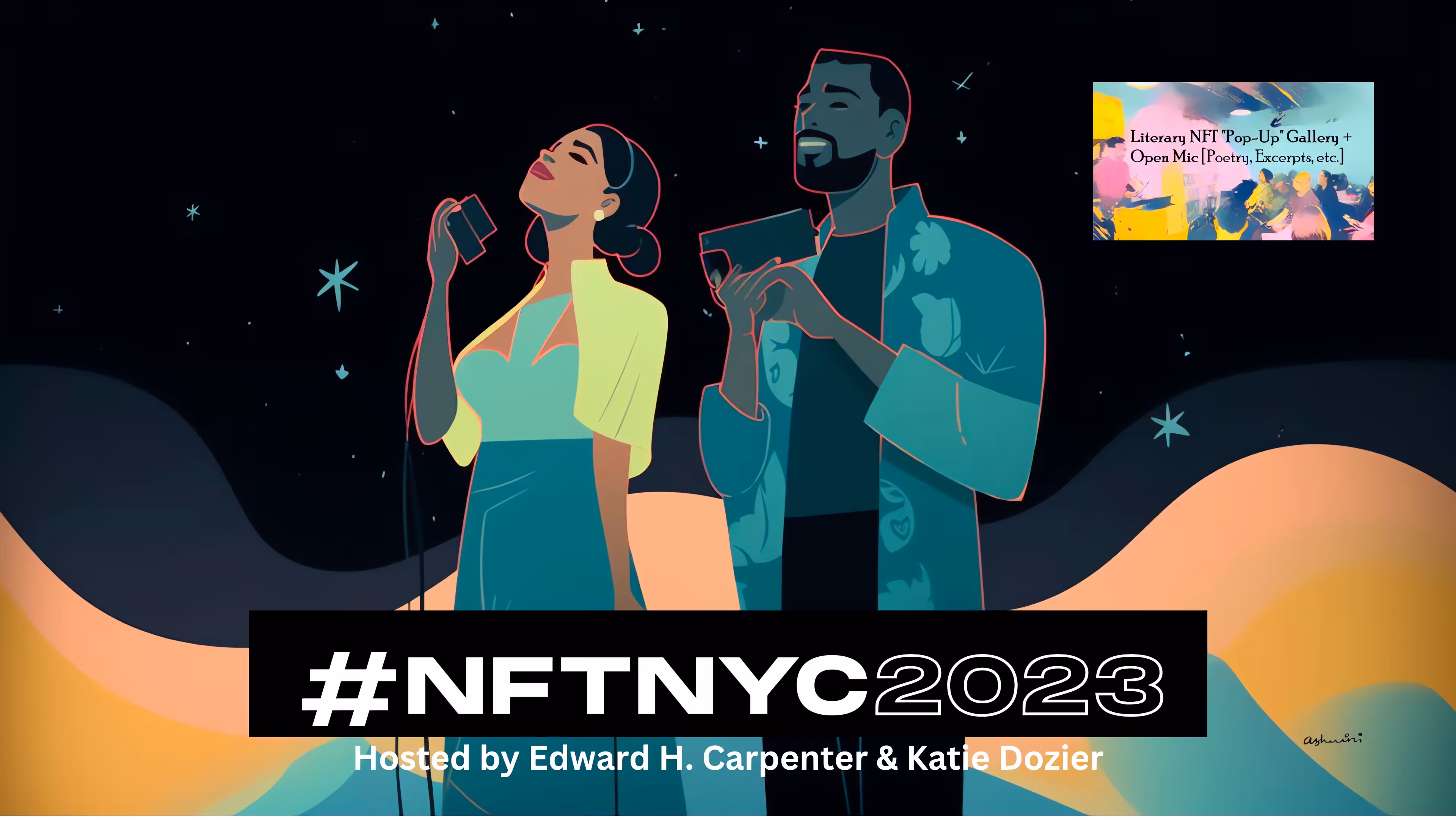 Literary NFT Pop Up Gallery + Open Mic x Ashu Token of Gratitude