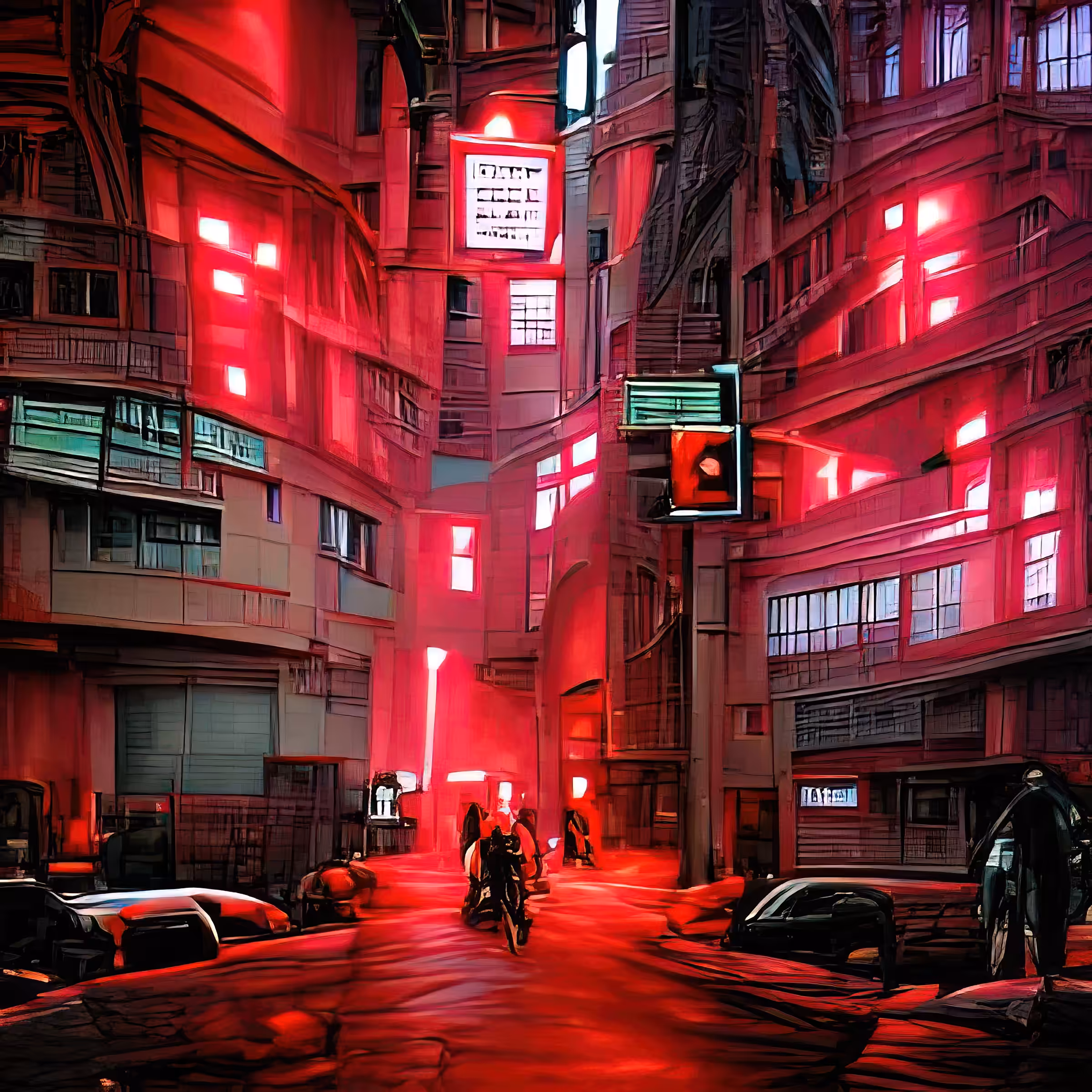 streets of cyberpunk city red light uJ00yJdHR0A4iolRa2hq