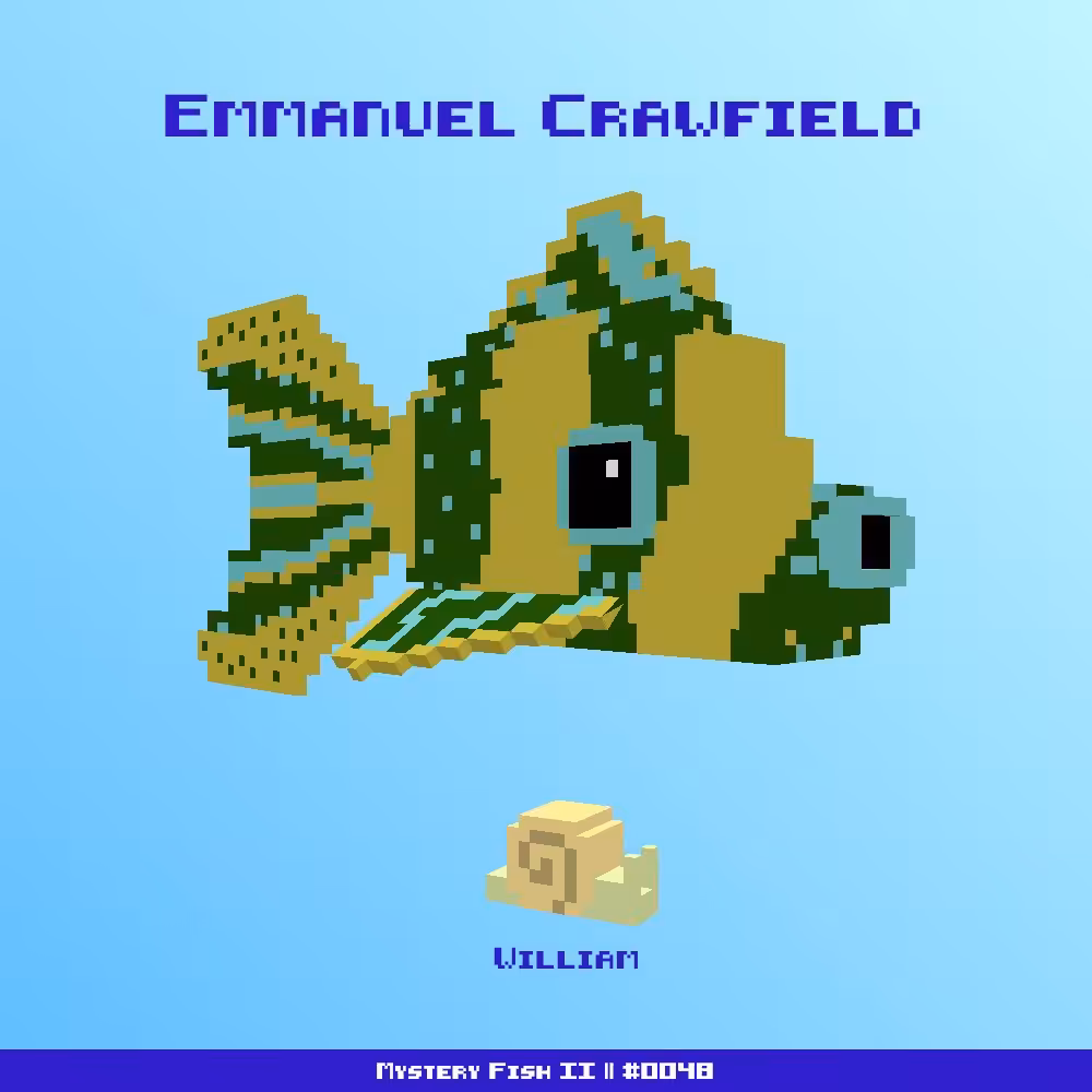 Emmanuel Crawfield :: Mystery Fish 0048/1000
