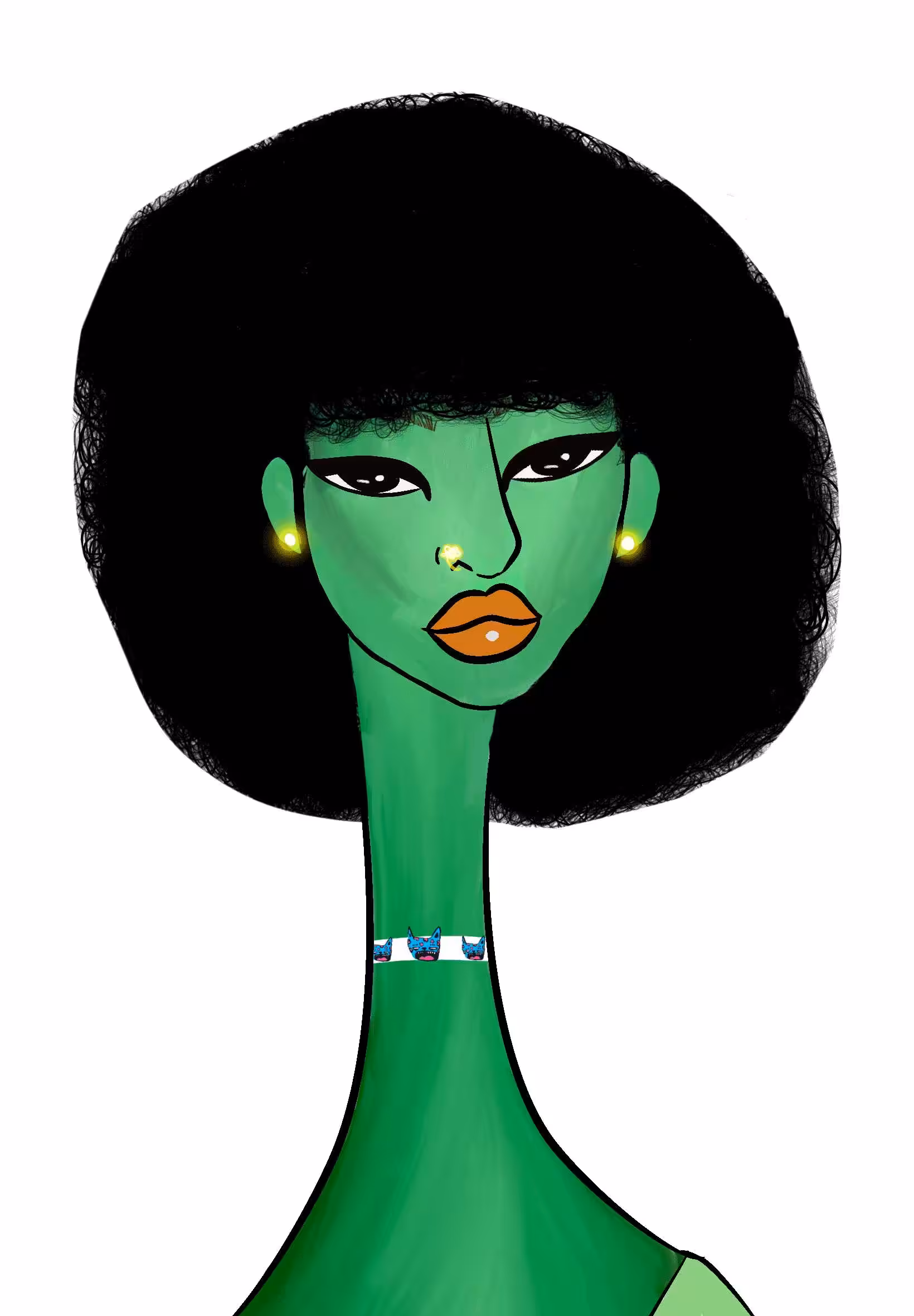 Long Neckie Ladies: Long Neckie Lady #1602