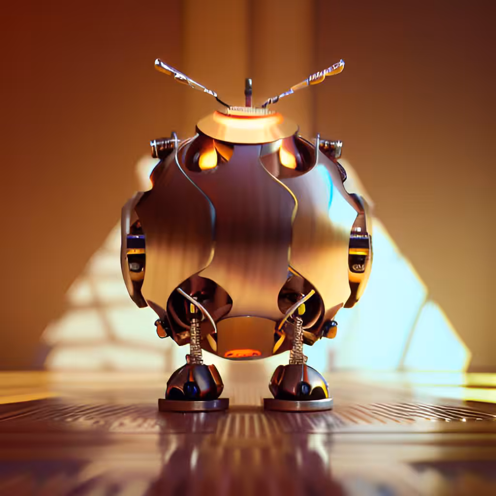 Golden Robotic Apples #30